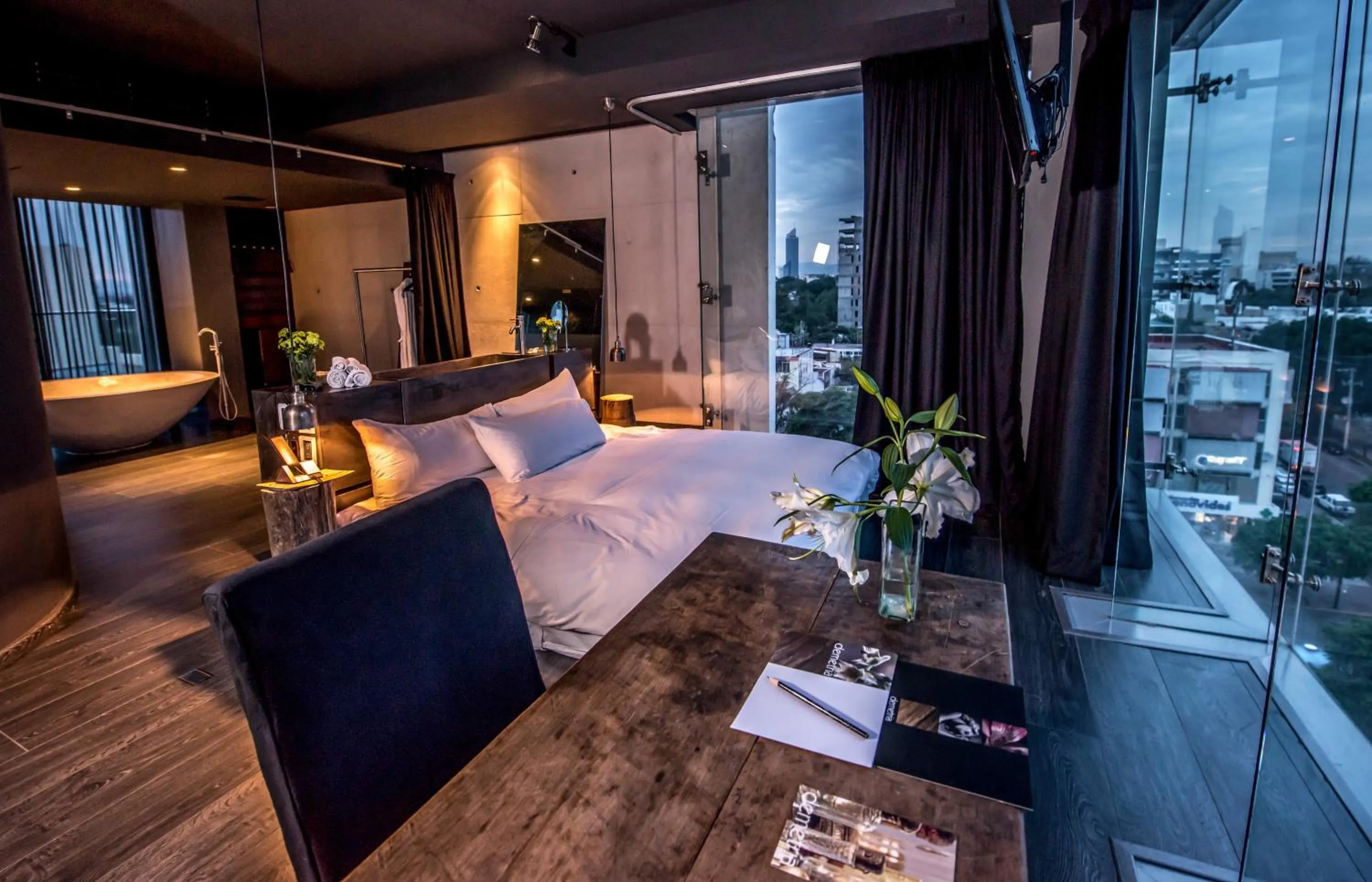 Bed in Demetria Hotel