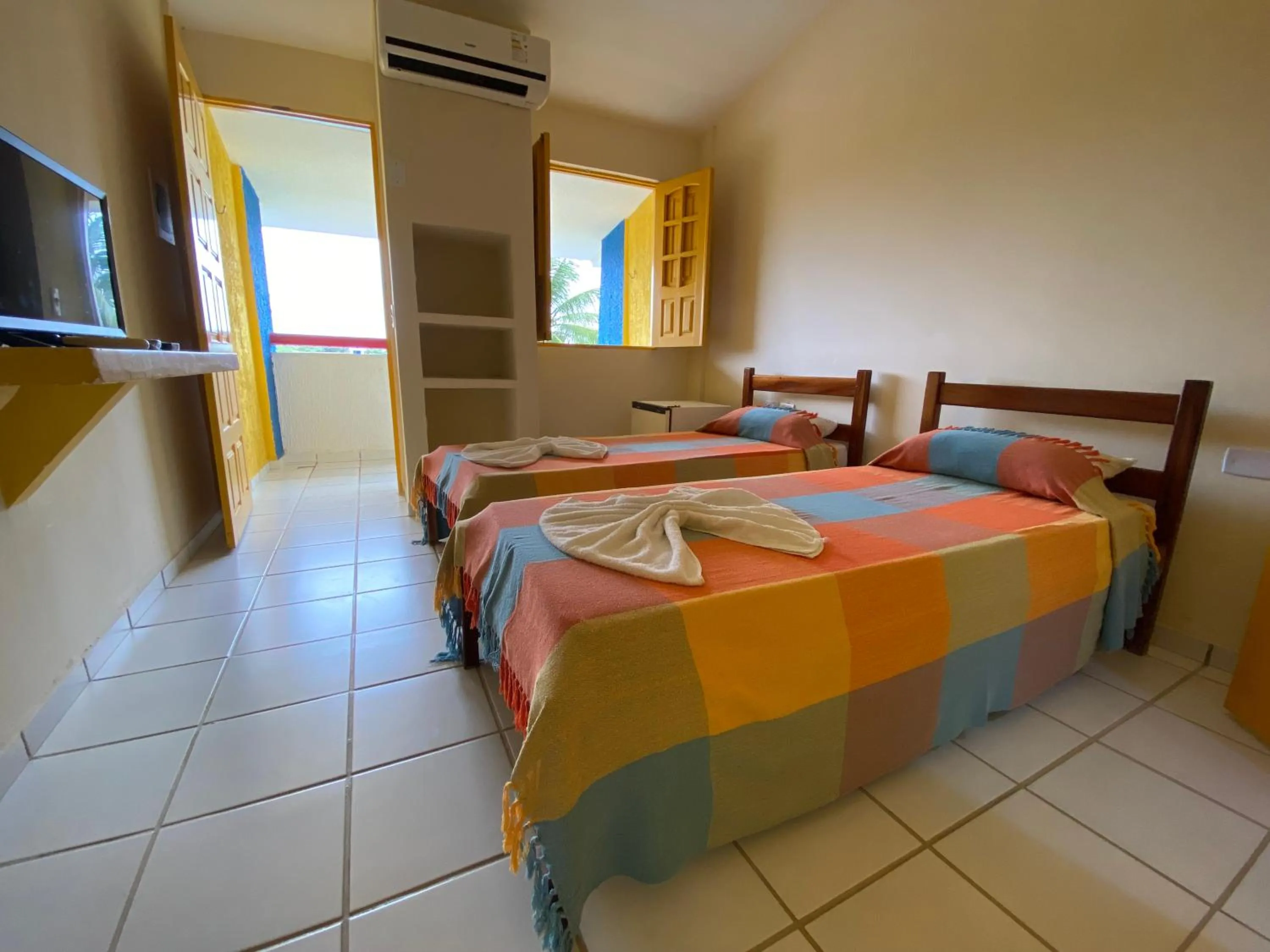 Bed in Pousada das Acácias