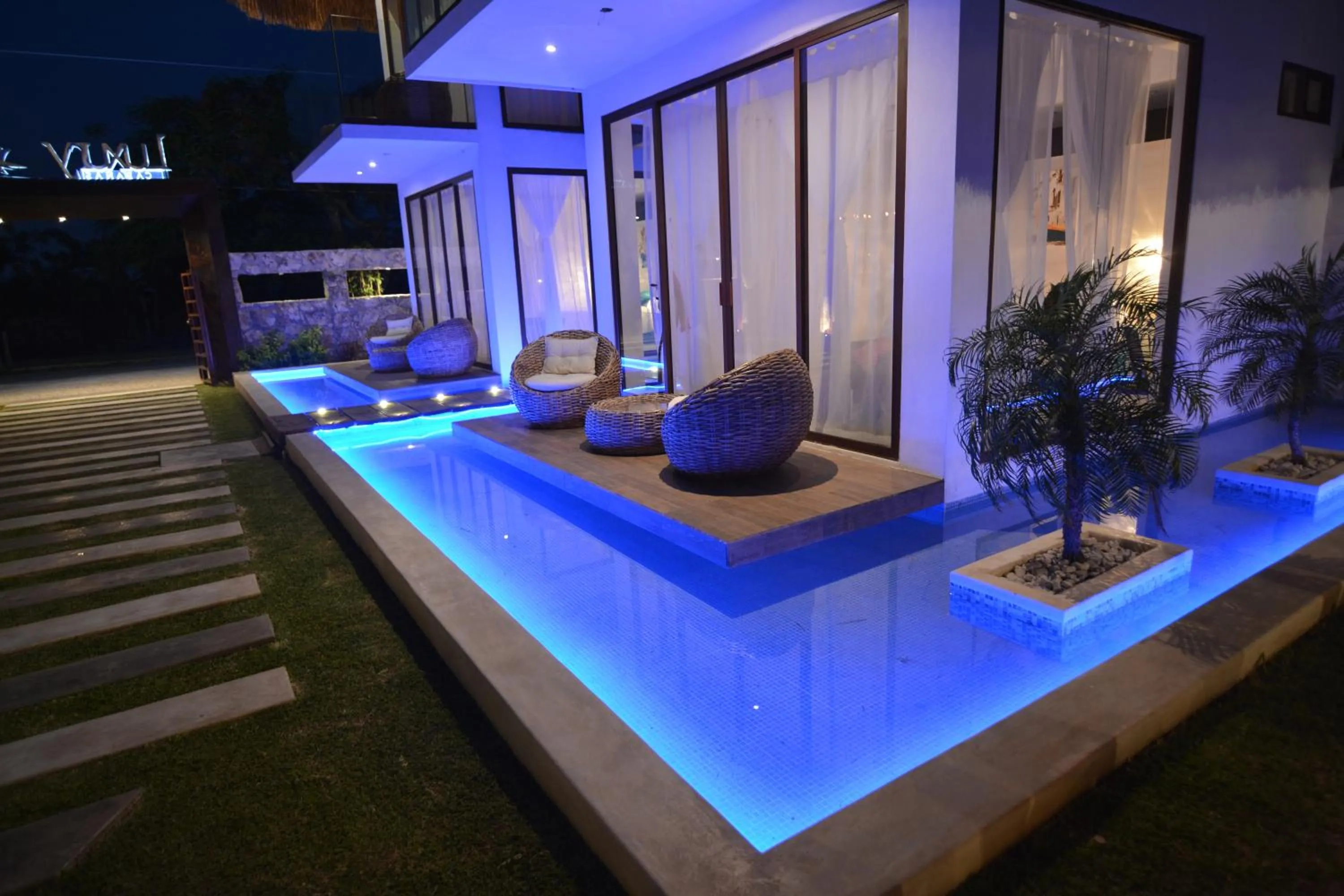 Balcony/Terrace in Cabañas Luxury con Lagoon Club - Adults Only