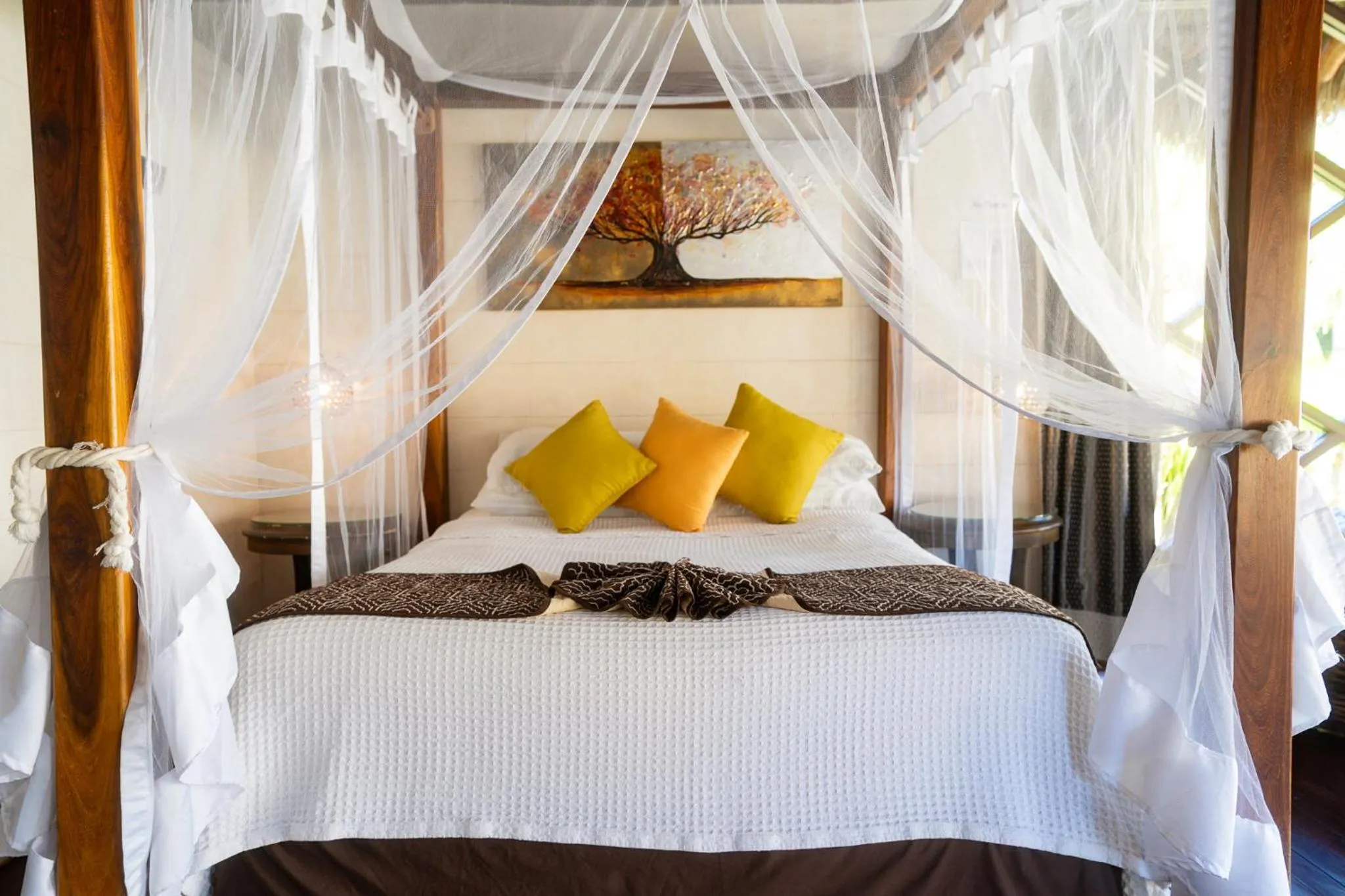 Bed in Cabañas Luxury con Lagoon Club - Adults Only