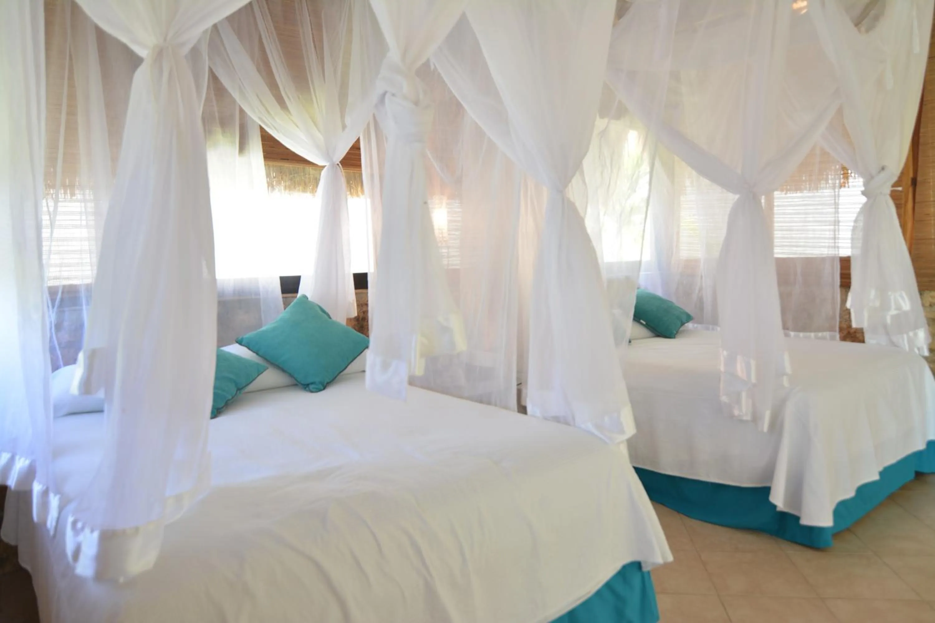 Bed in Cabañas Luxury con Lagoon Club - Adults Only