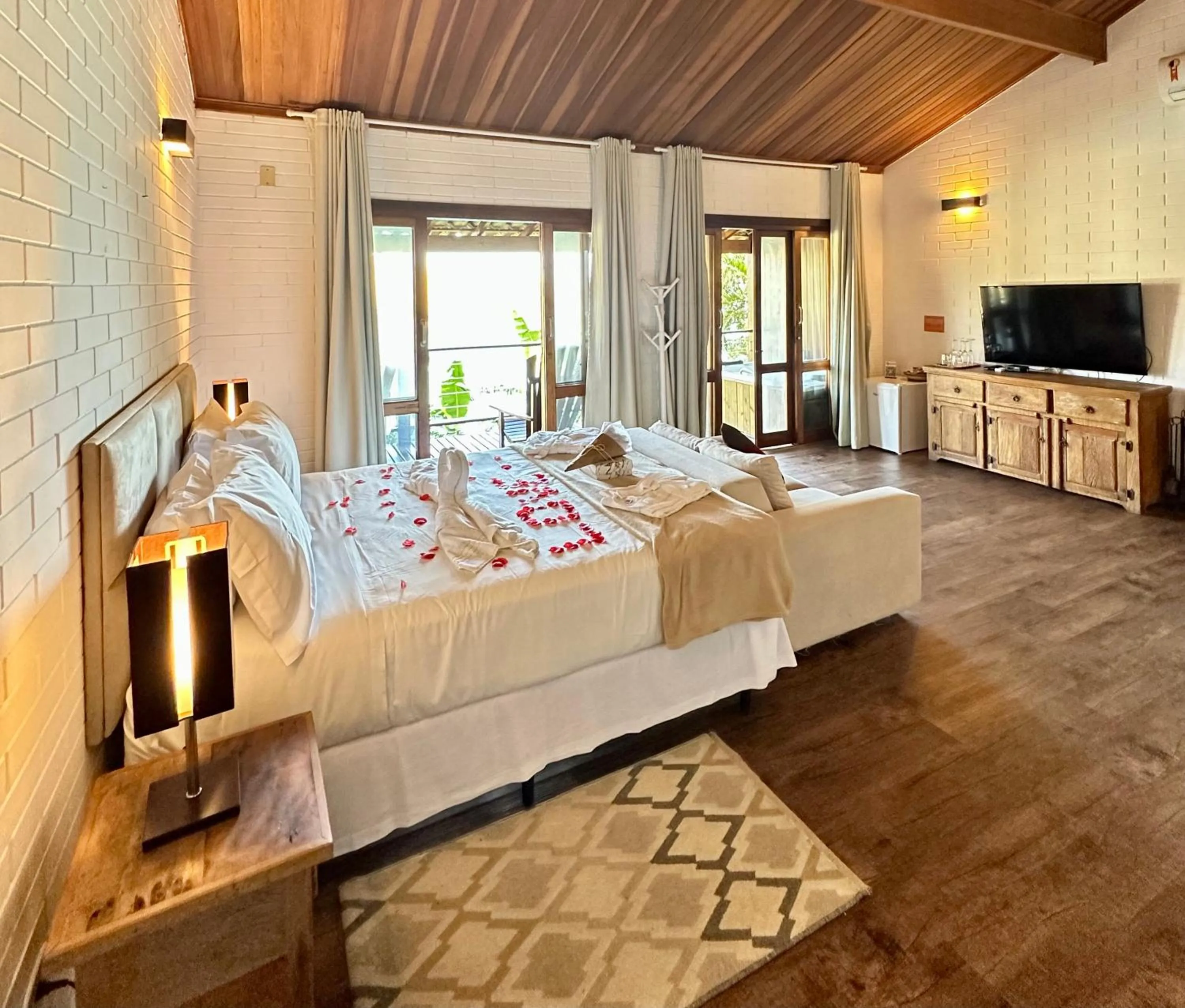 TV and multimedia, Bed in Ilha de Toque Toque Eco Hotel