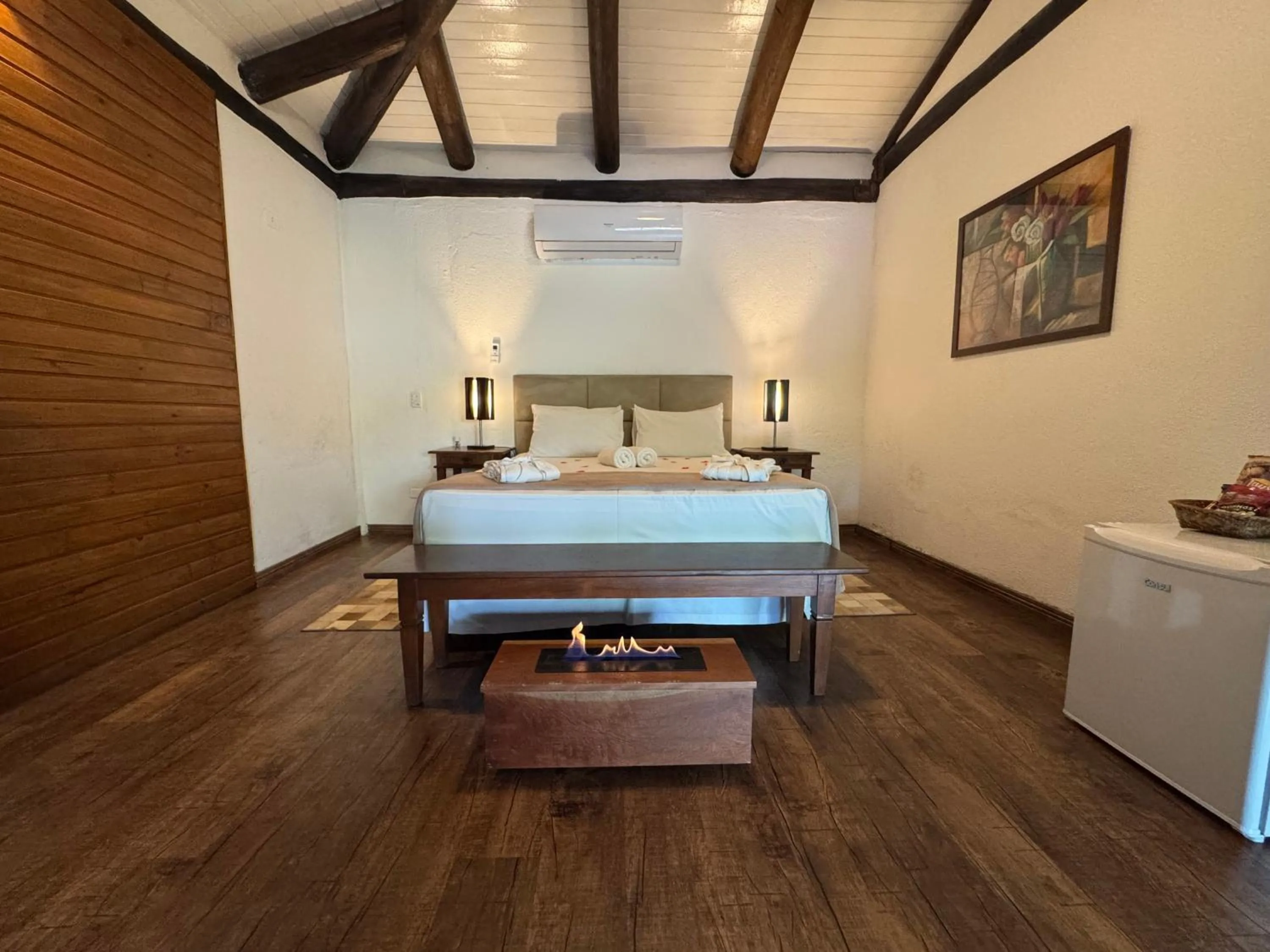 Bed in Ilha de Toque Toque Eco Hotel