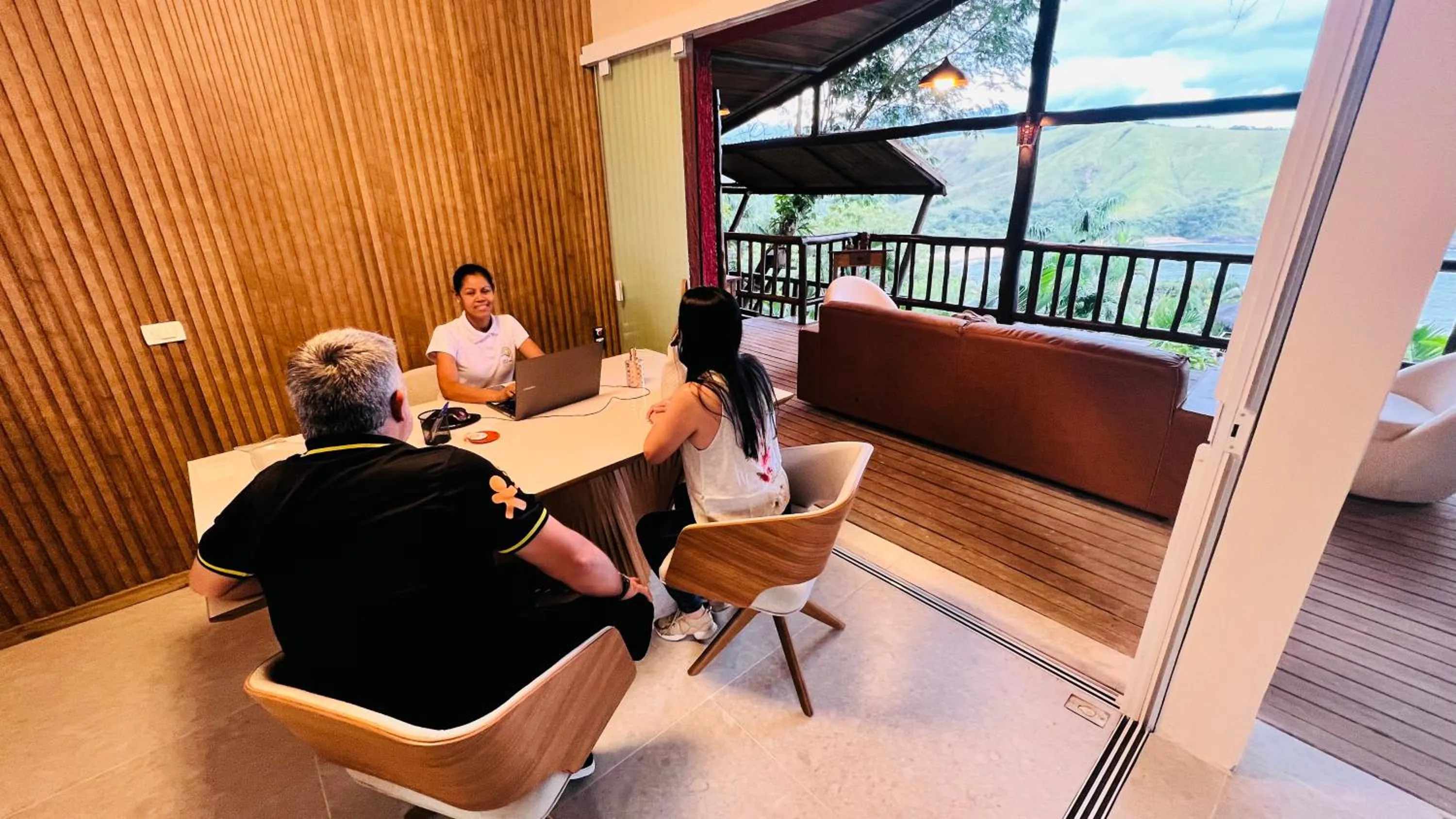 Lobby or reception in Ilha de Toque Toque Eco Hotel