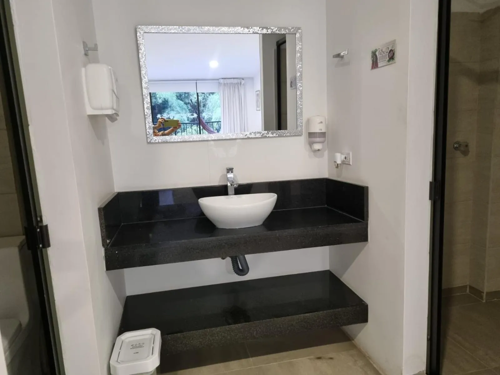 Bathroom in Hotel campestre La Floresta