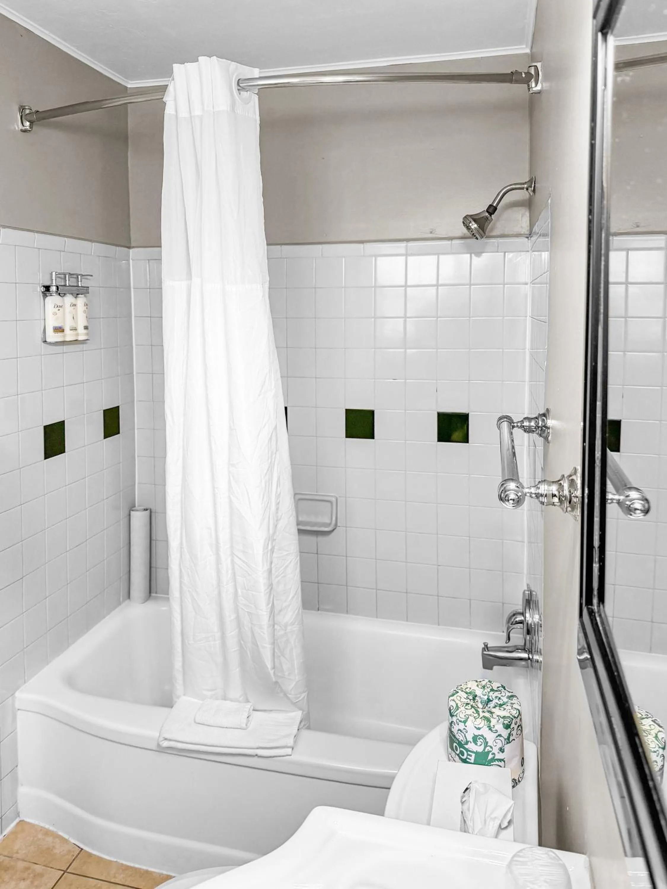 Shower in Courtesy Inn Downtown Eugene