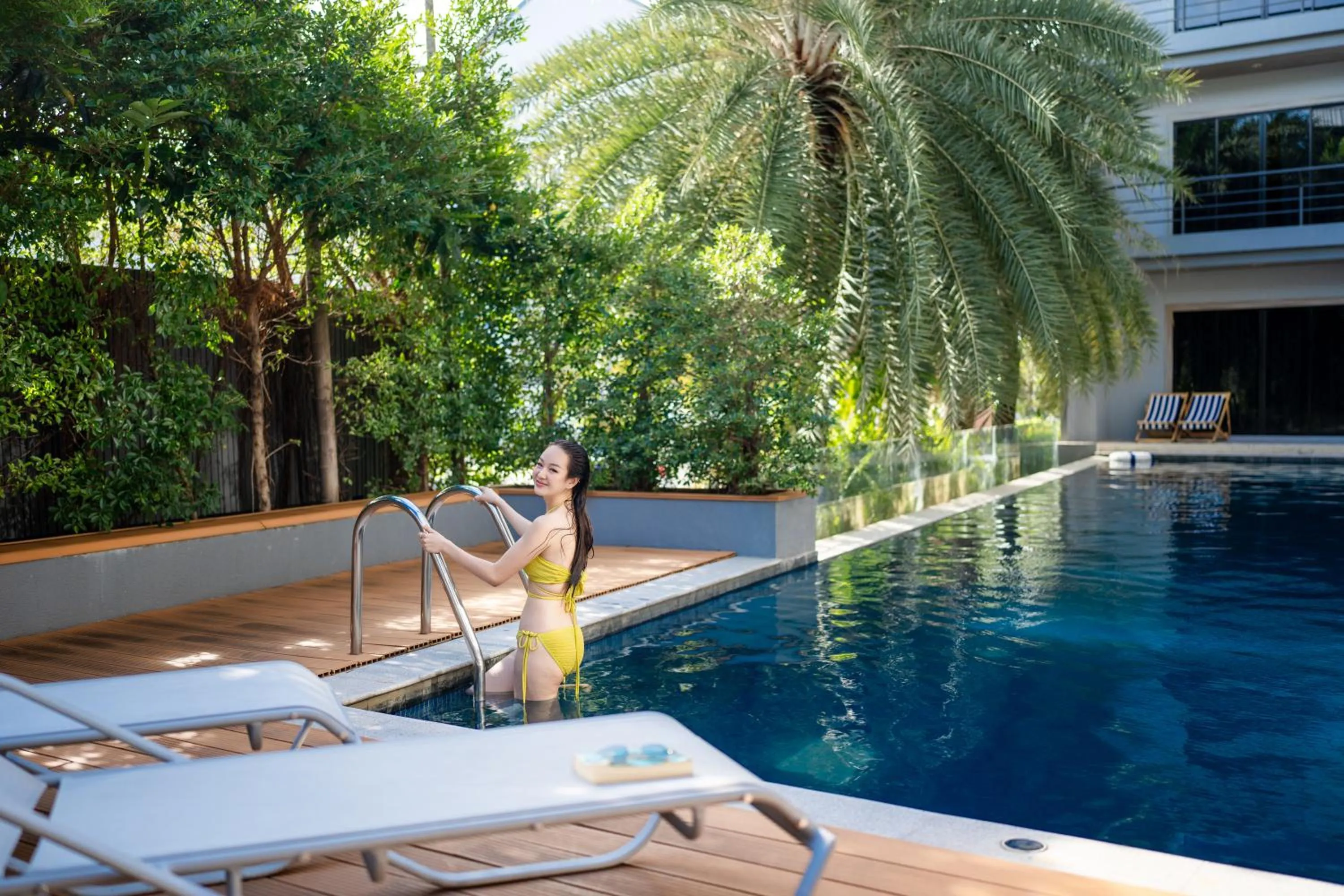 Swimming pool in Bhukitta Boutique Hotel Phuket Town