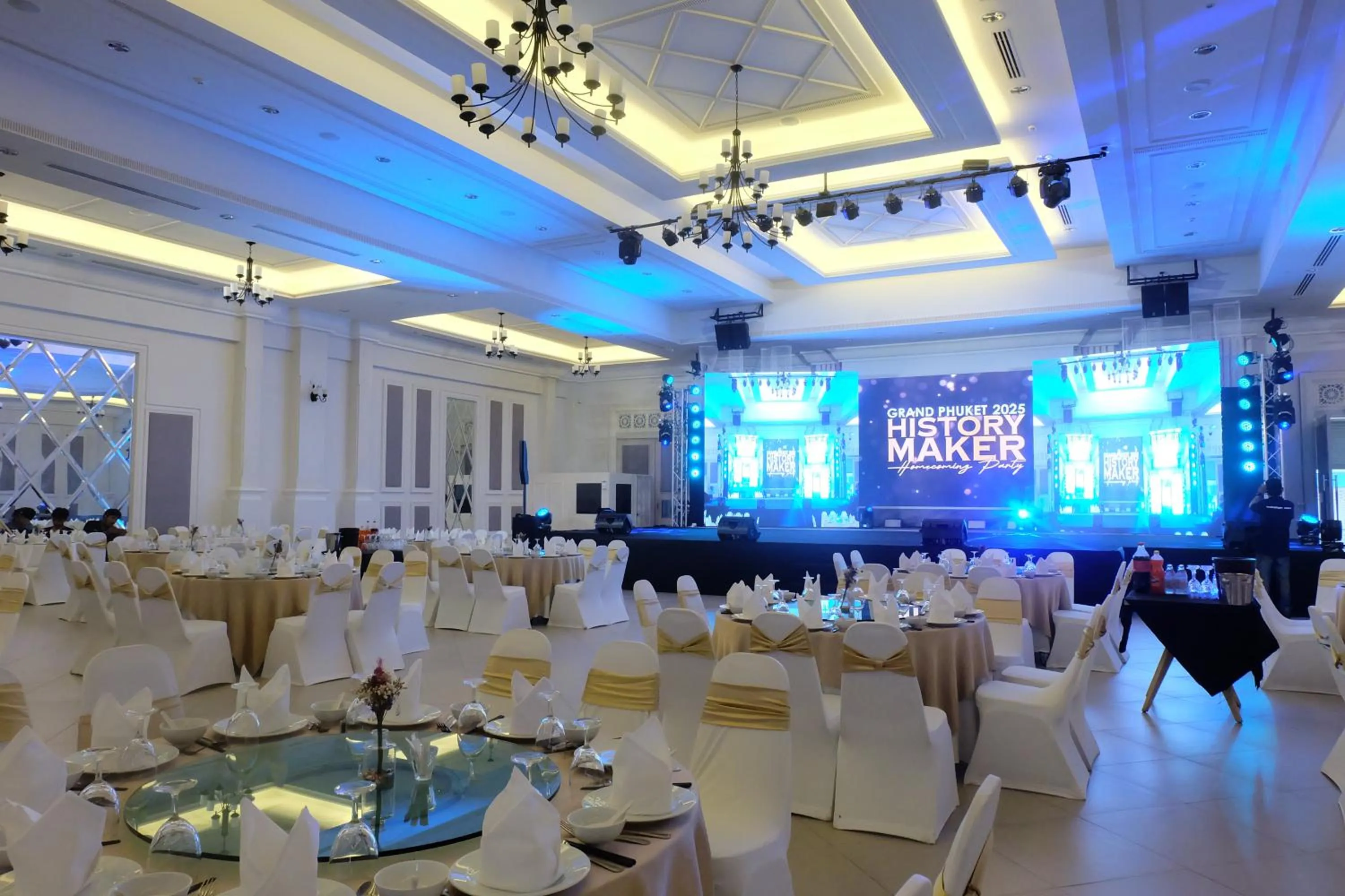 Evening entertainment in Bhukitta Boutique Hotel Phuket Town