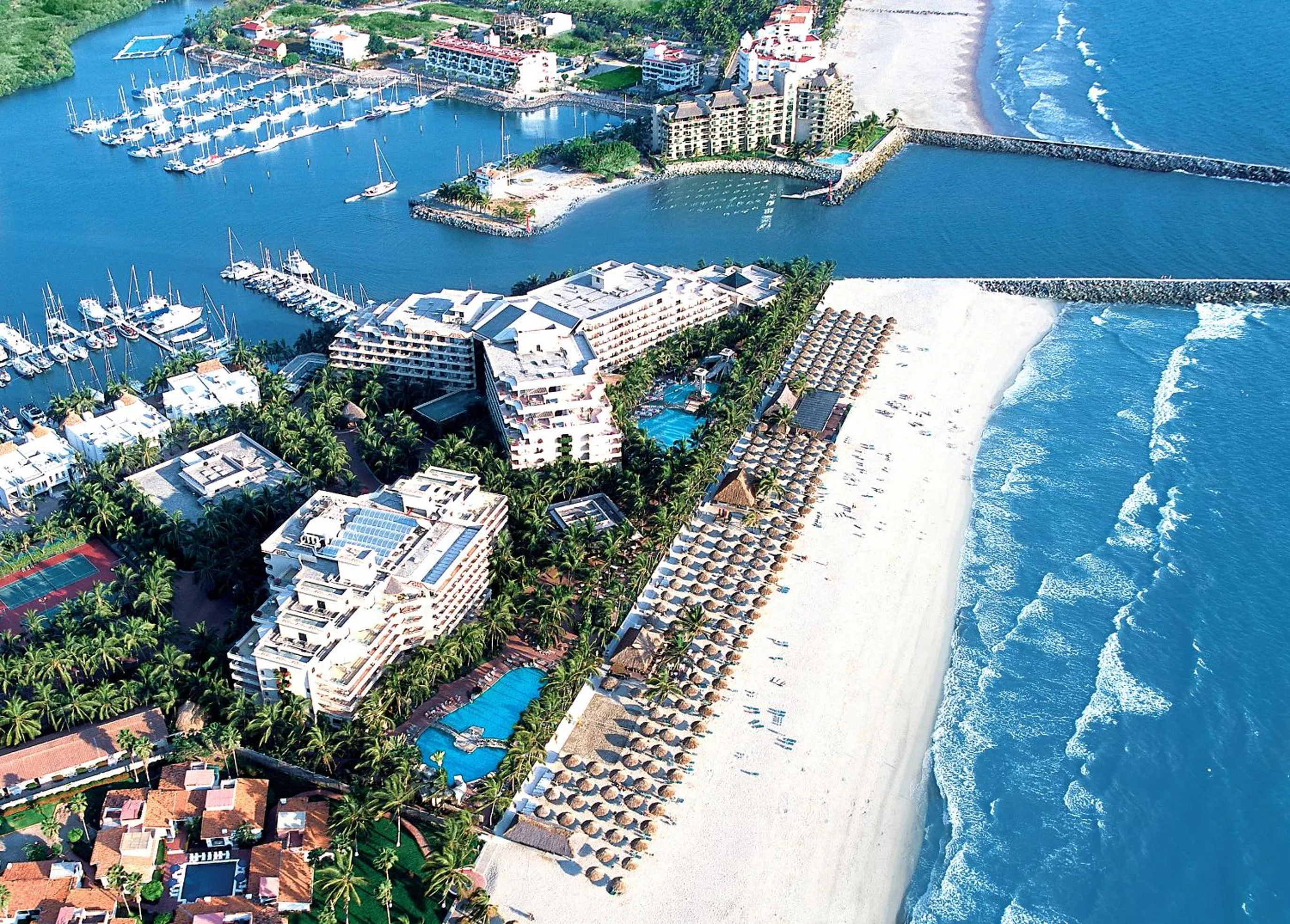 Bird's eye view in Paradise Village