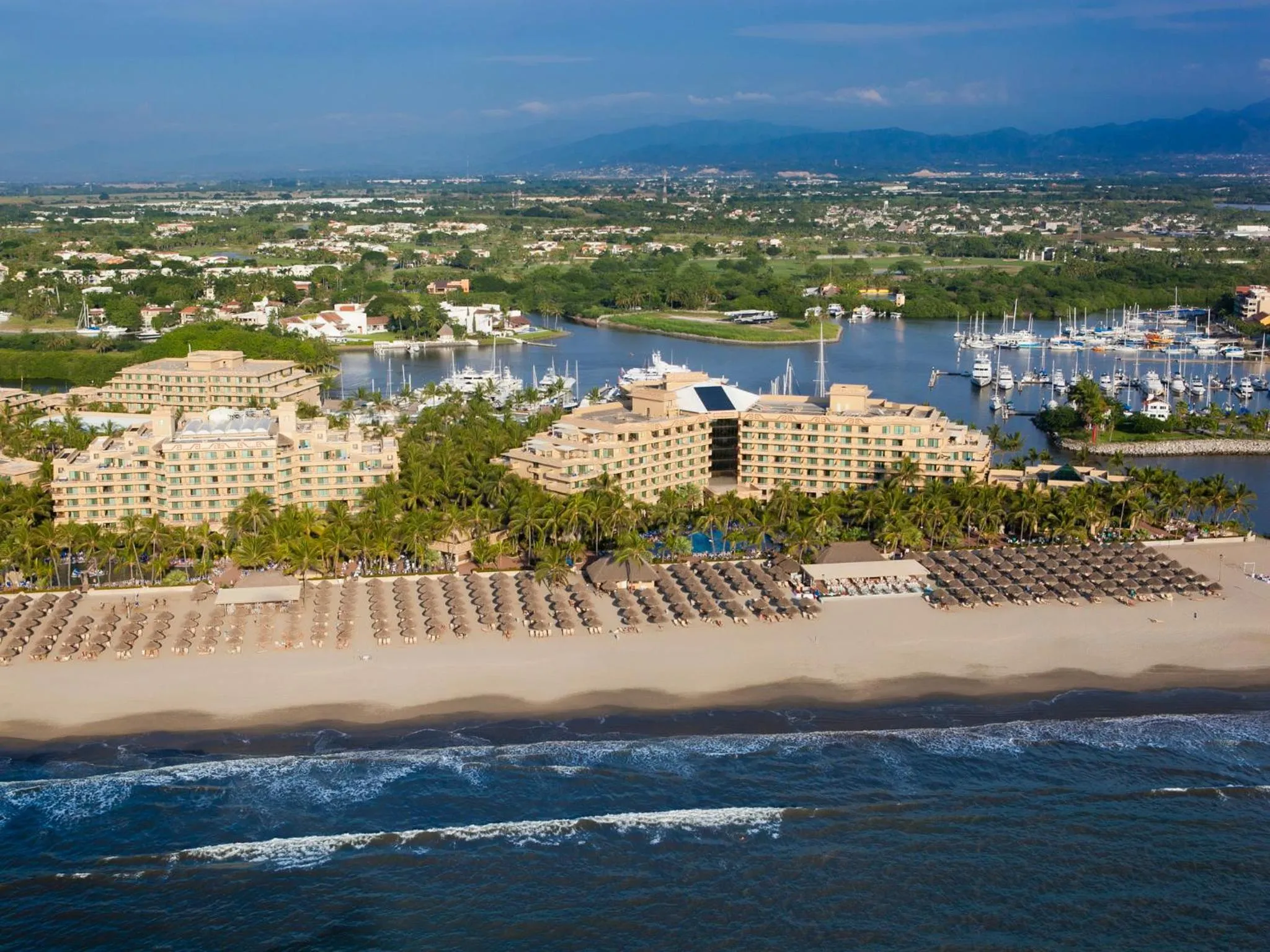 Bird's eye view in Paradise Village