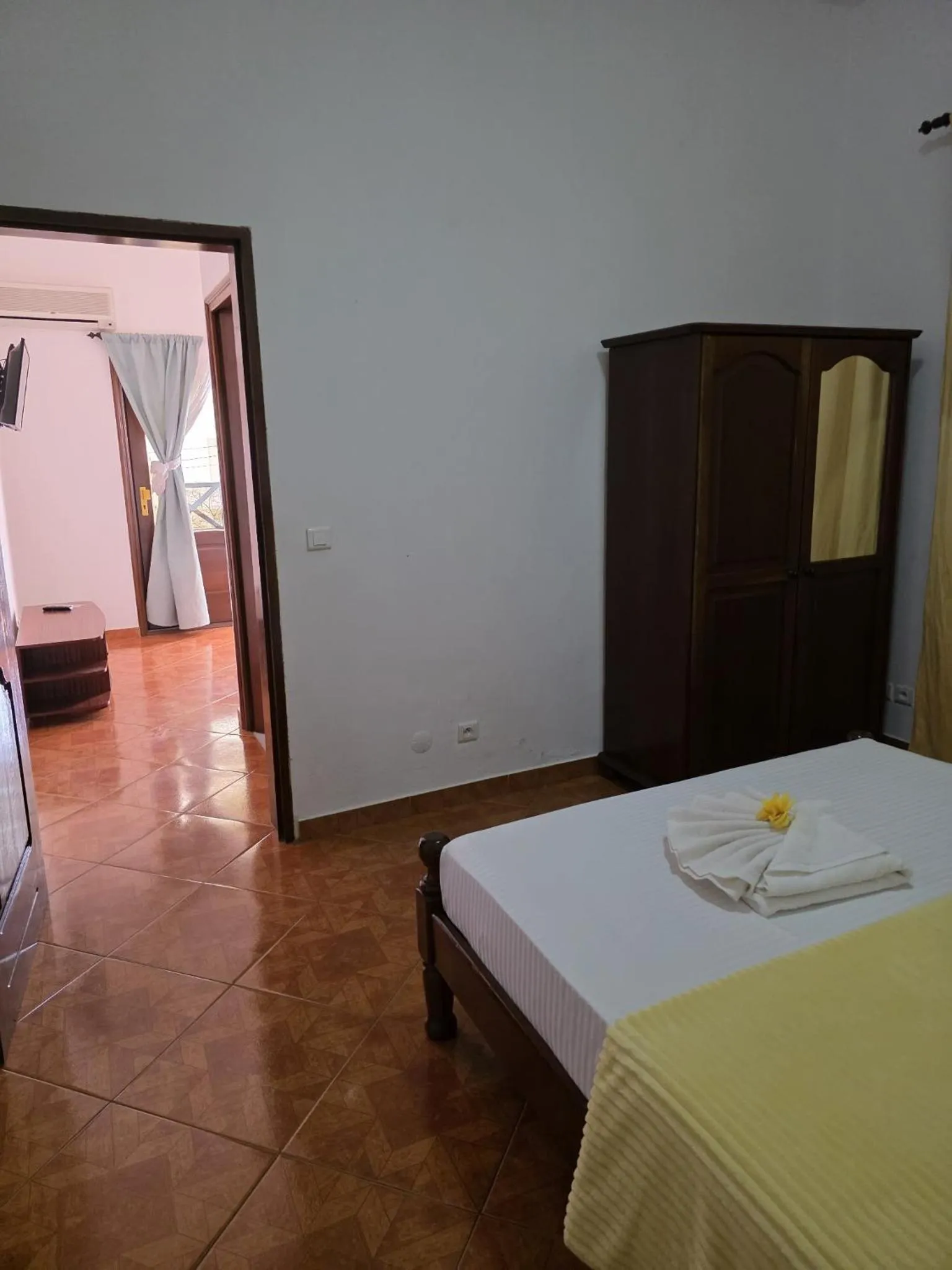 Bed in Aparthotel Santa Maria Beach