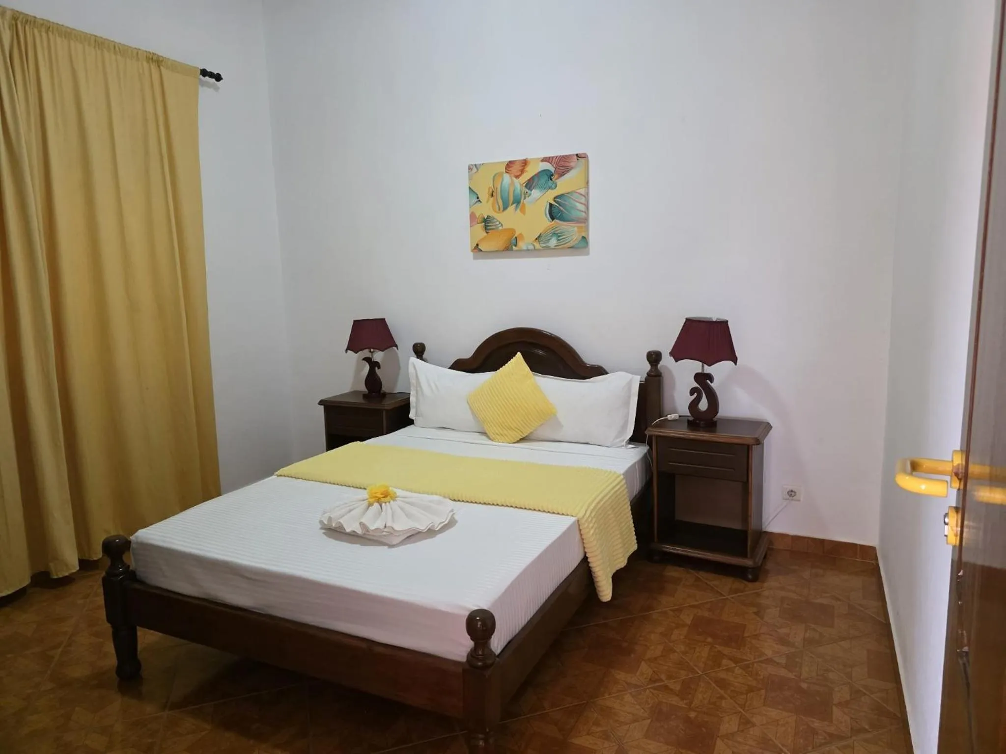 Bed in Aparthotel Santa Maria Beach