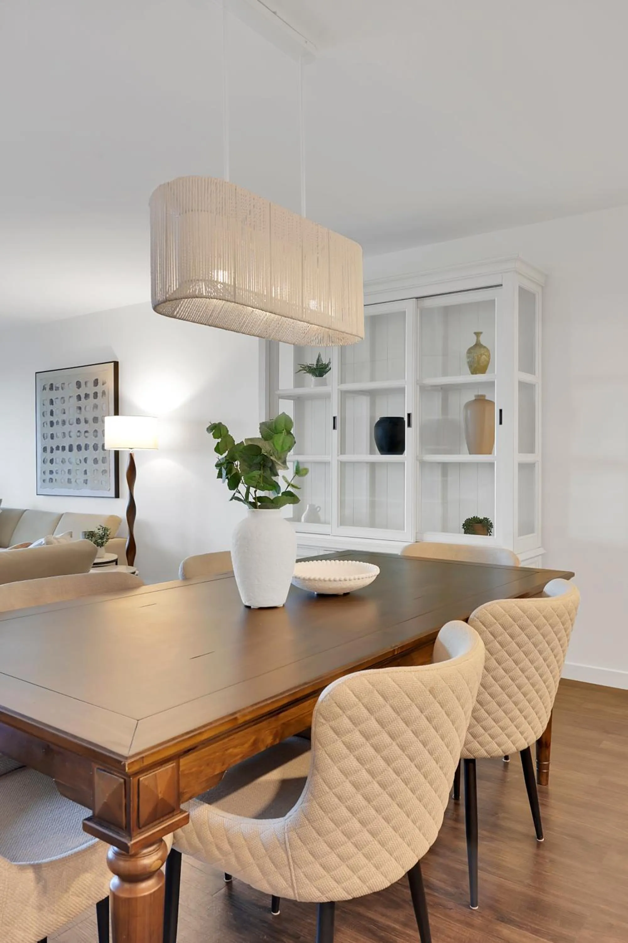 Dining area in Riverside Holiday Apartments