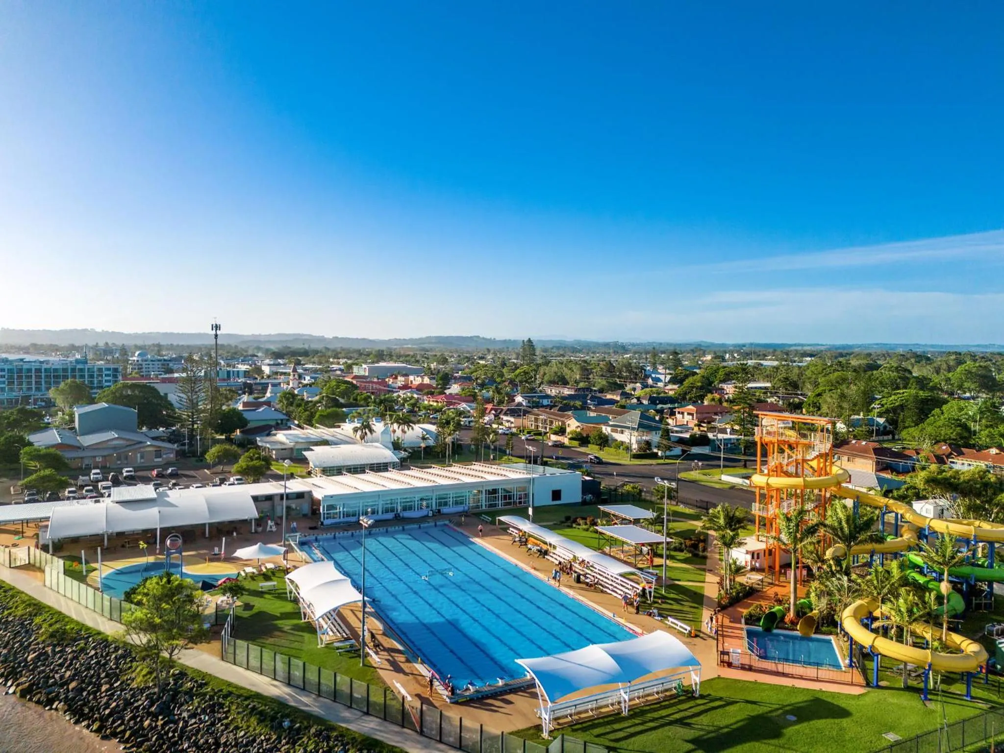 Aqua park in Riverside Holiday Apartments