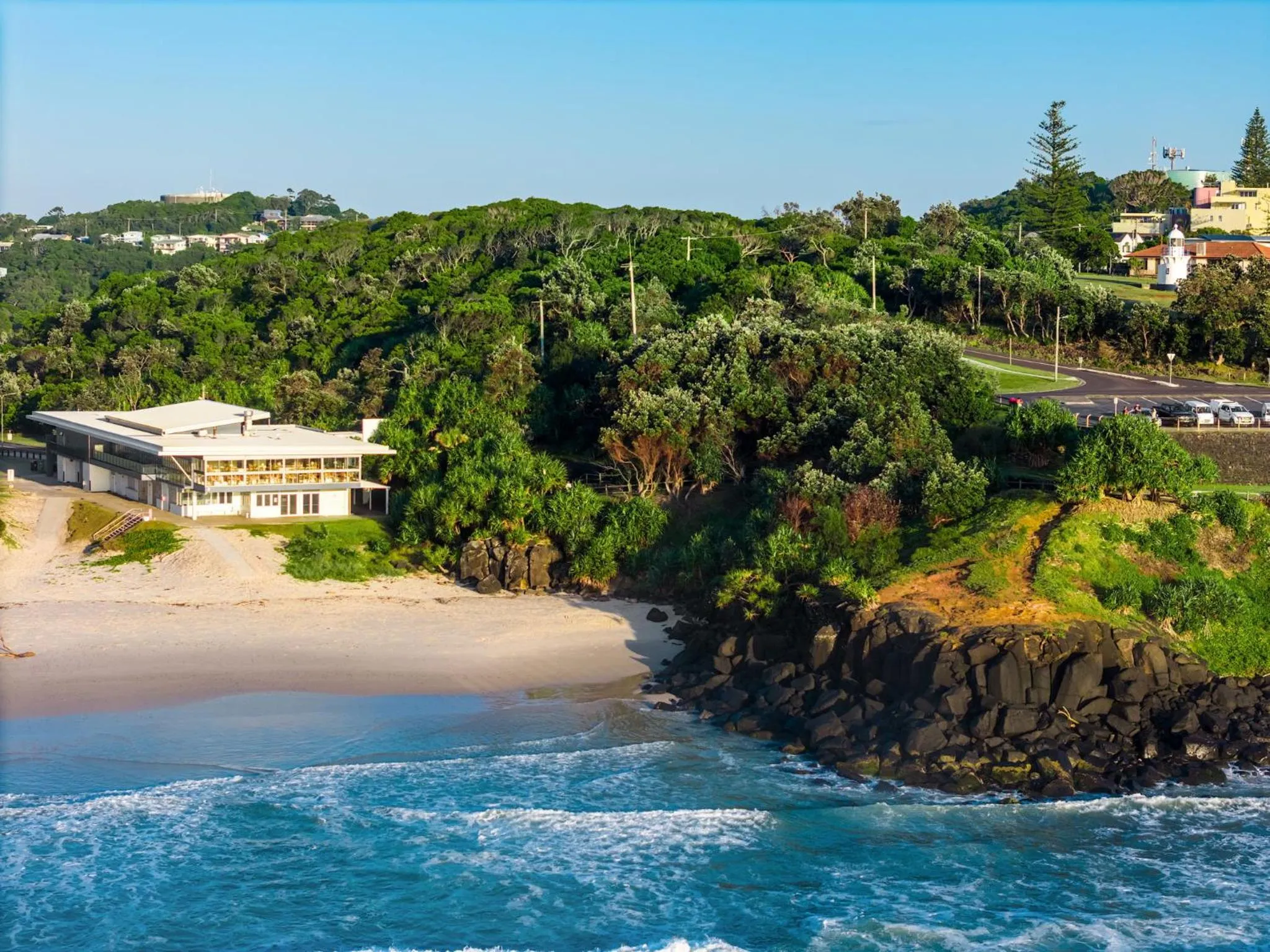 Beach in Riverside Holiday Apartments