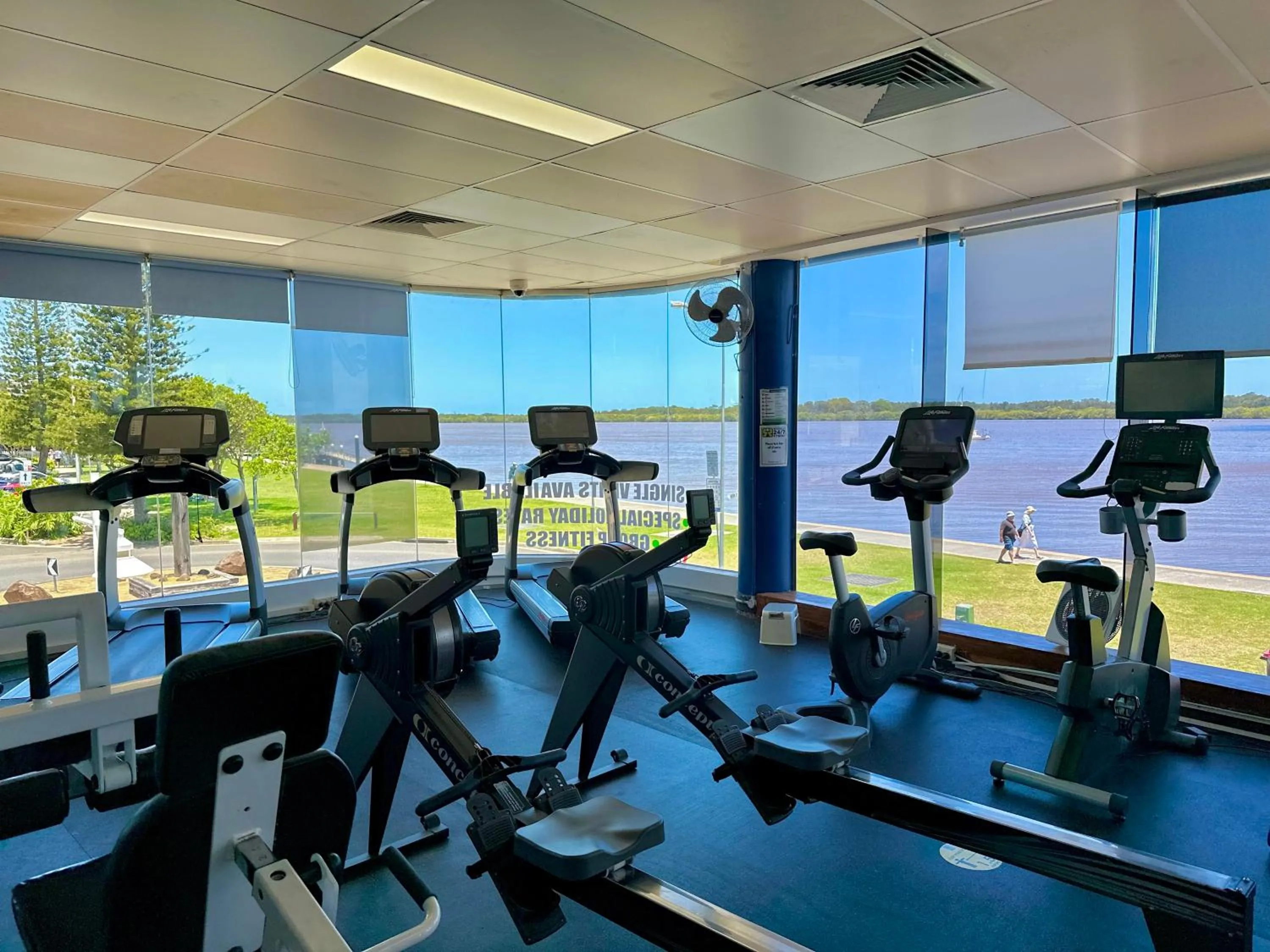 Fitness centre/facilities in Riverside Apartments & Hotel
