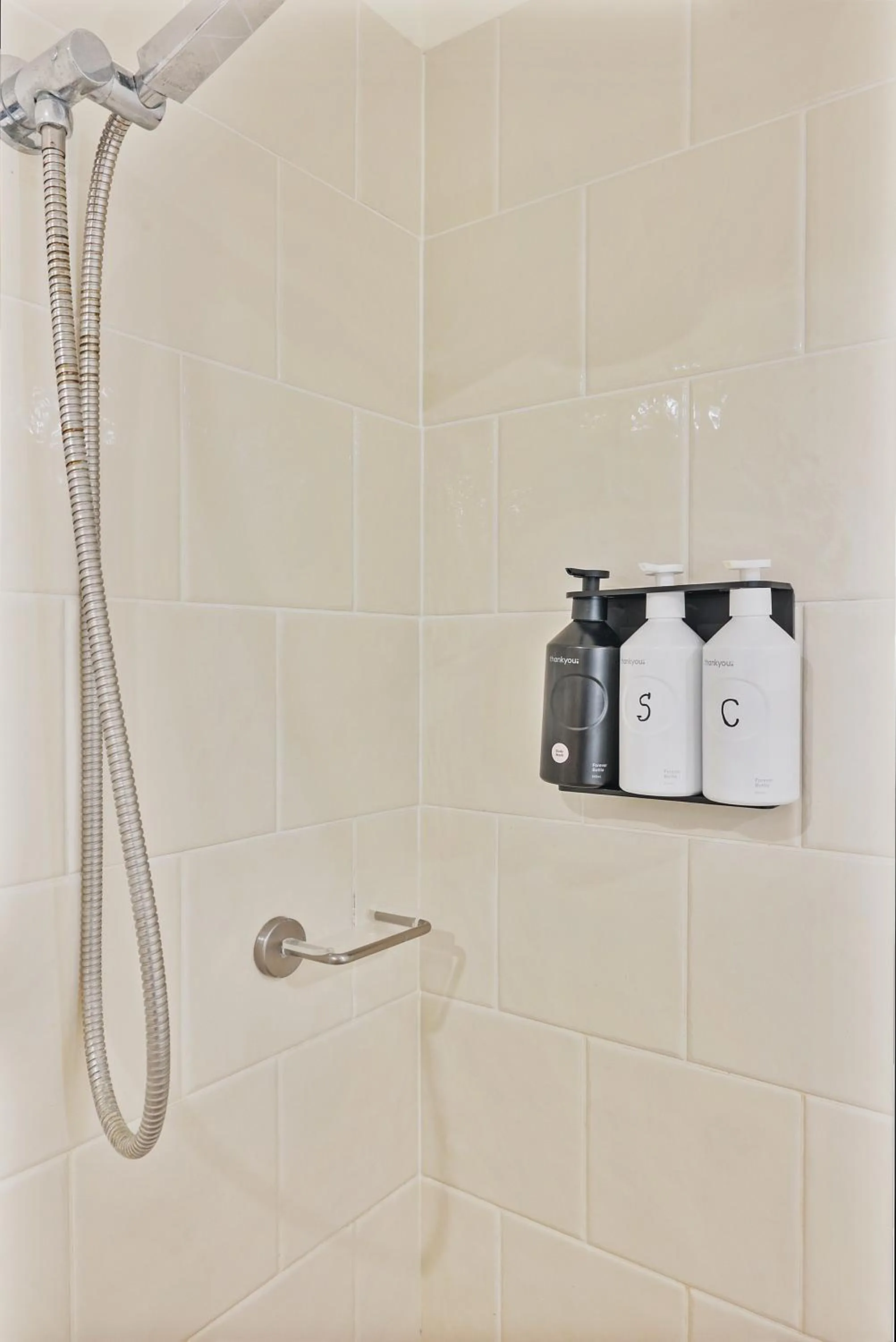 Shower in Riverside Holiday Apartments