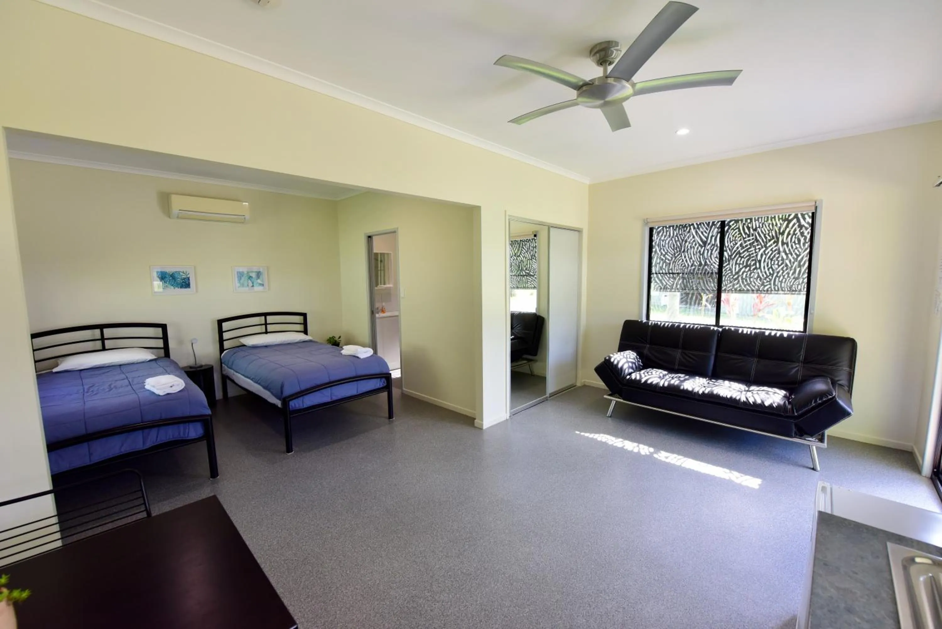 Bed in Daintree Peaks ECO Stays