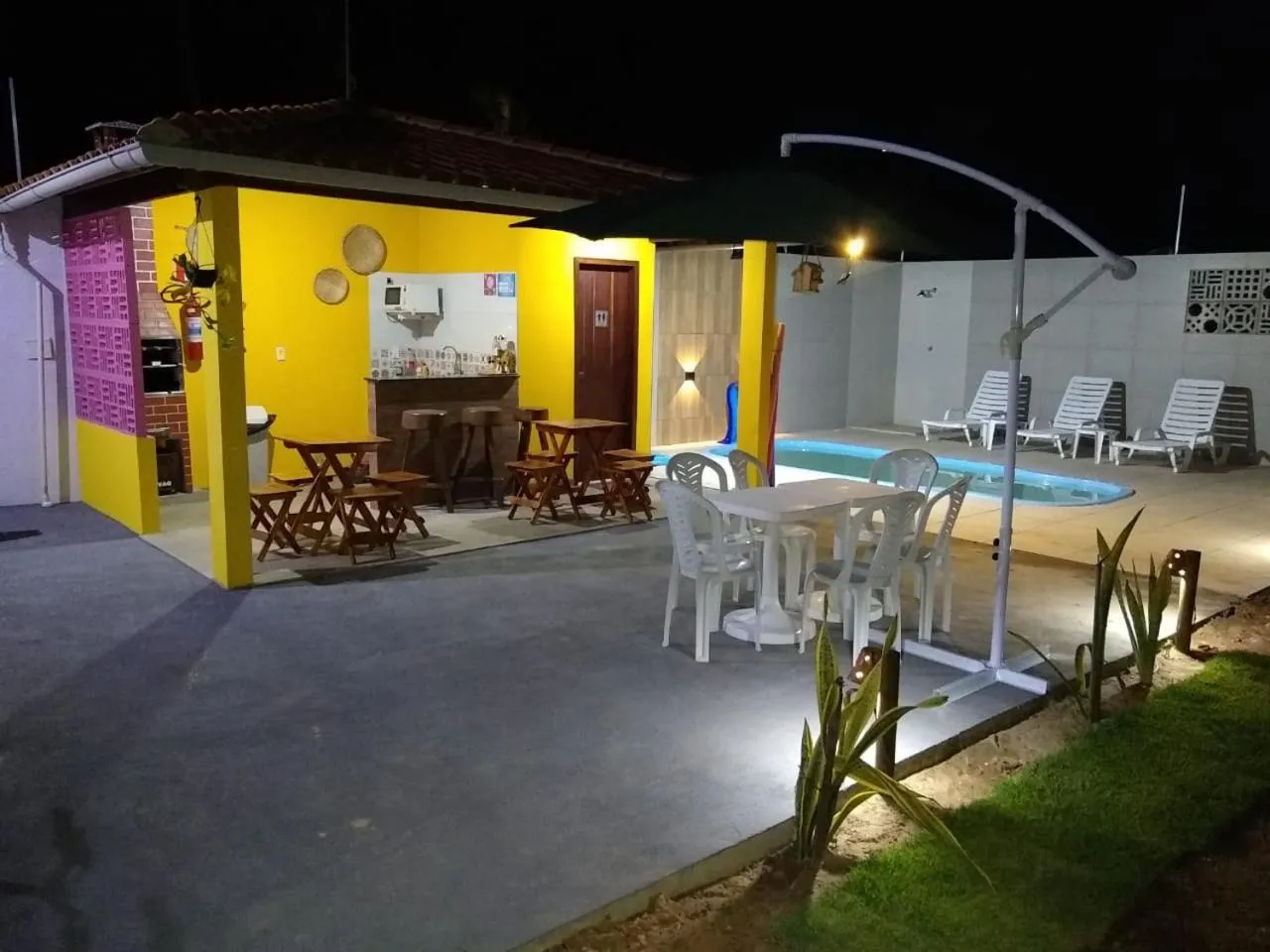 Patio in Pousada Chalés do Toque