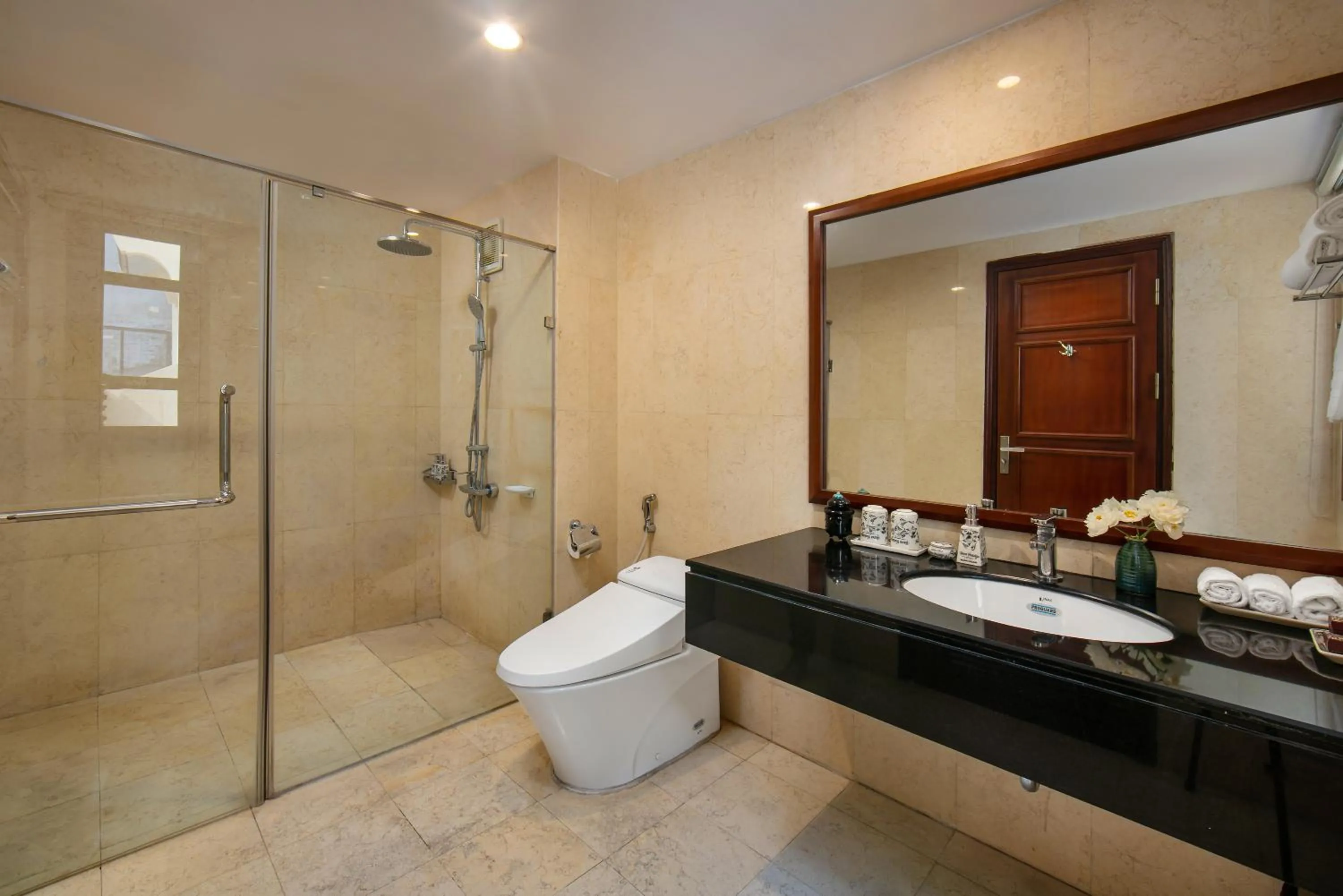 Bathroom in Hanoi Nostalgia Hotel & Spa