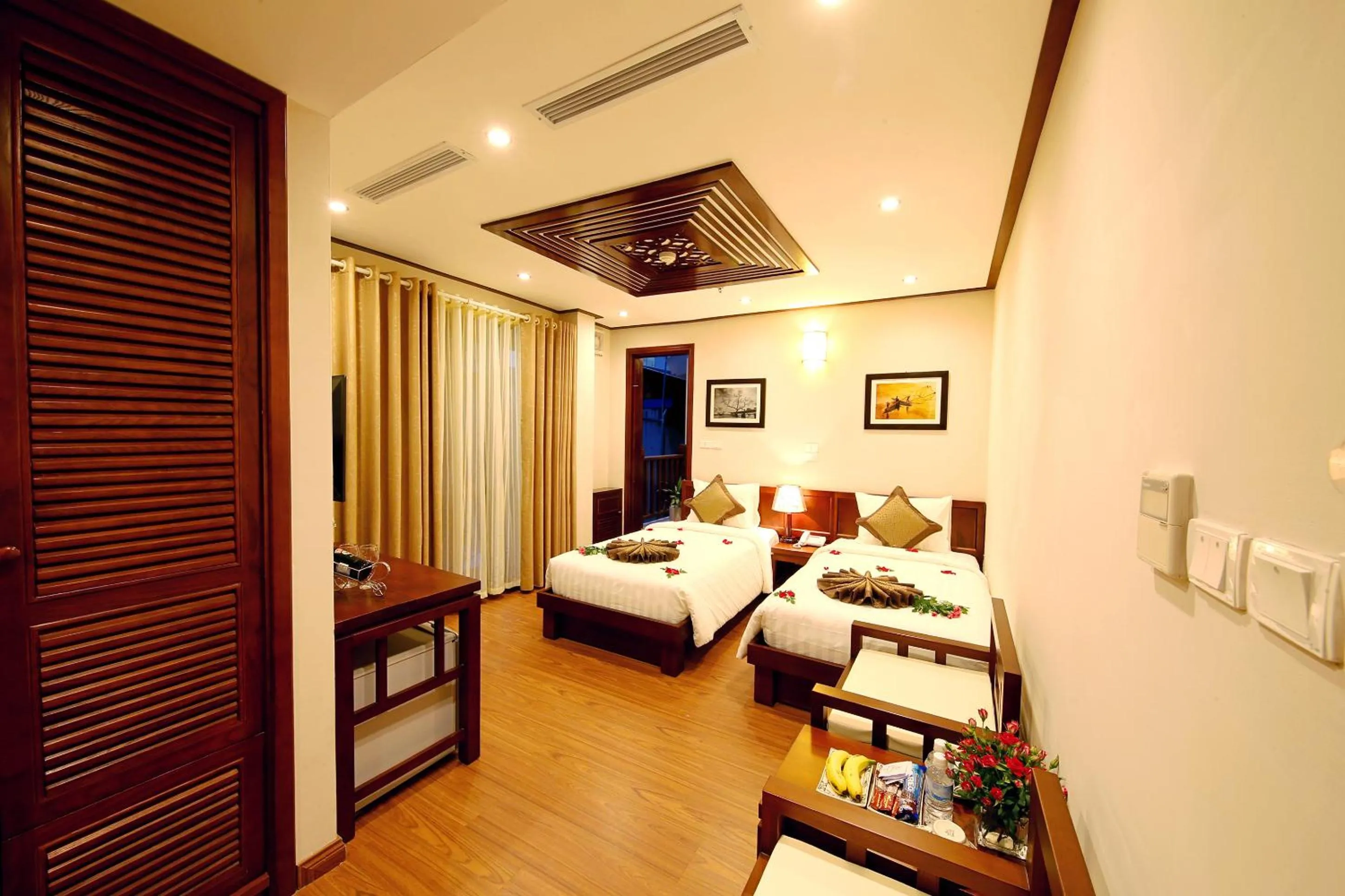 Bedroom, Bed in Hanoi Nostalgia Hotel & Spa