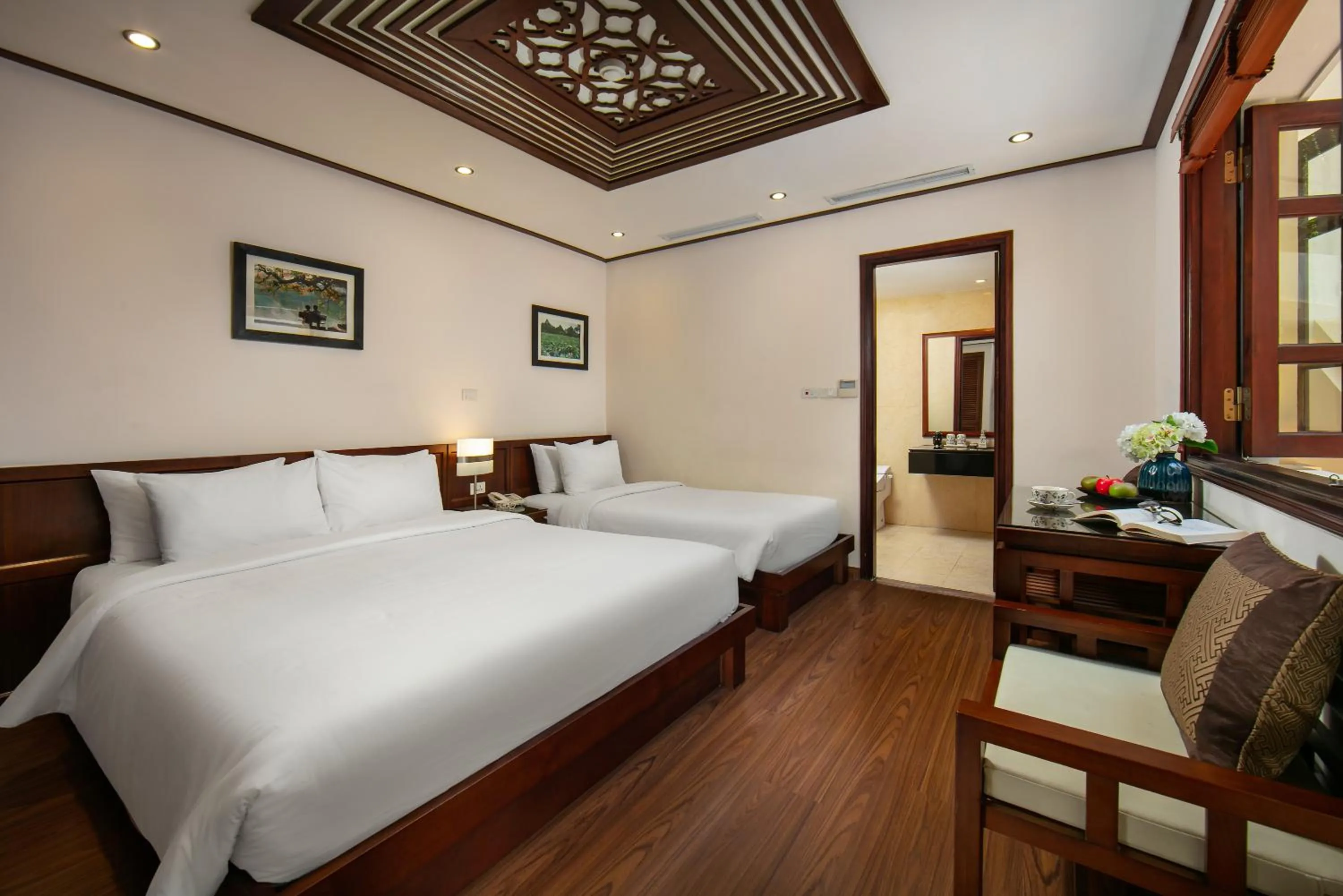 Bedroom, Bed in Hanoi Nostalgia Hotel & Spa