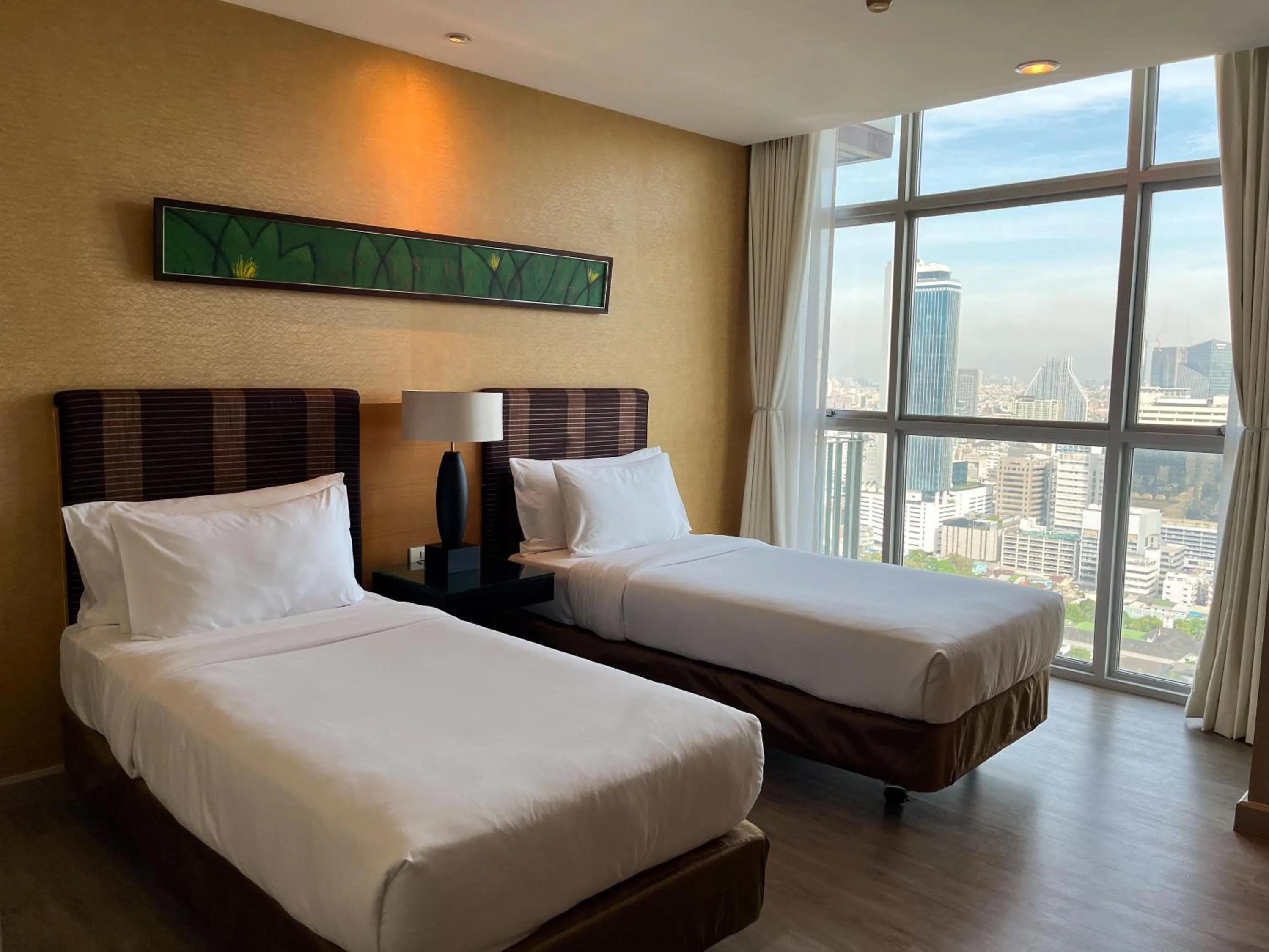 Bed in Urbana Sathorn Hotel, Bangkok