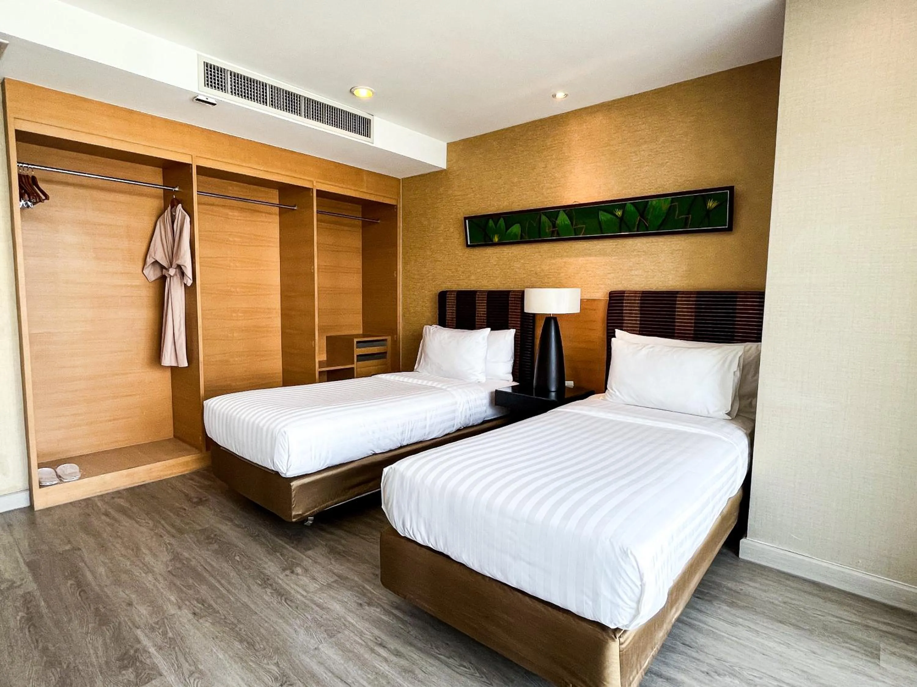 Bed in Urbana Sathorn Hotel, Bangkok