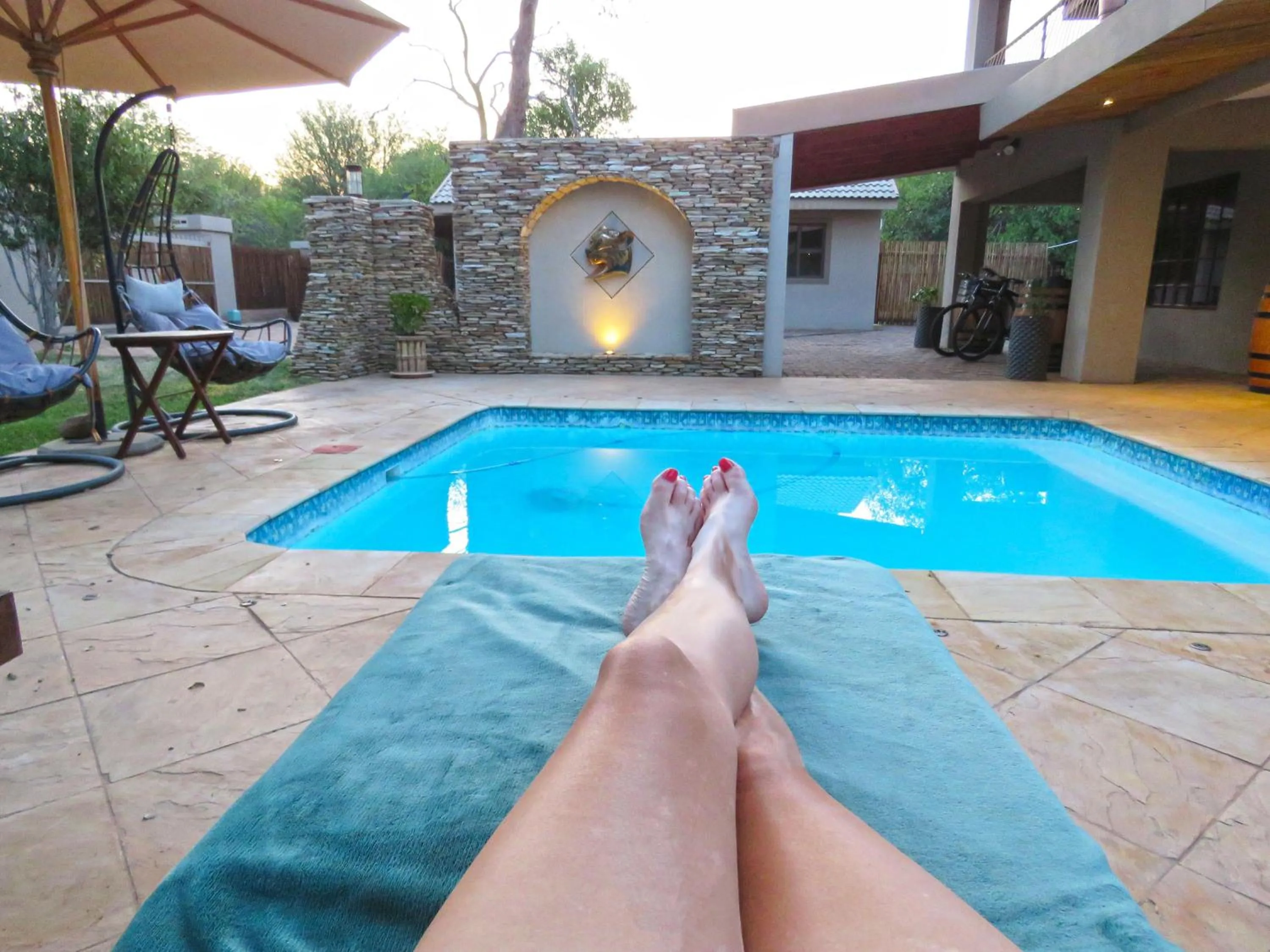 Swimming pool in Wild Dog Guest Lodge