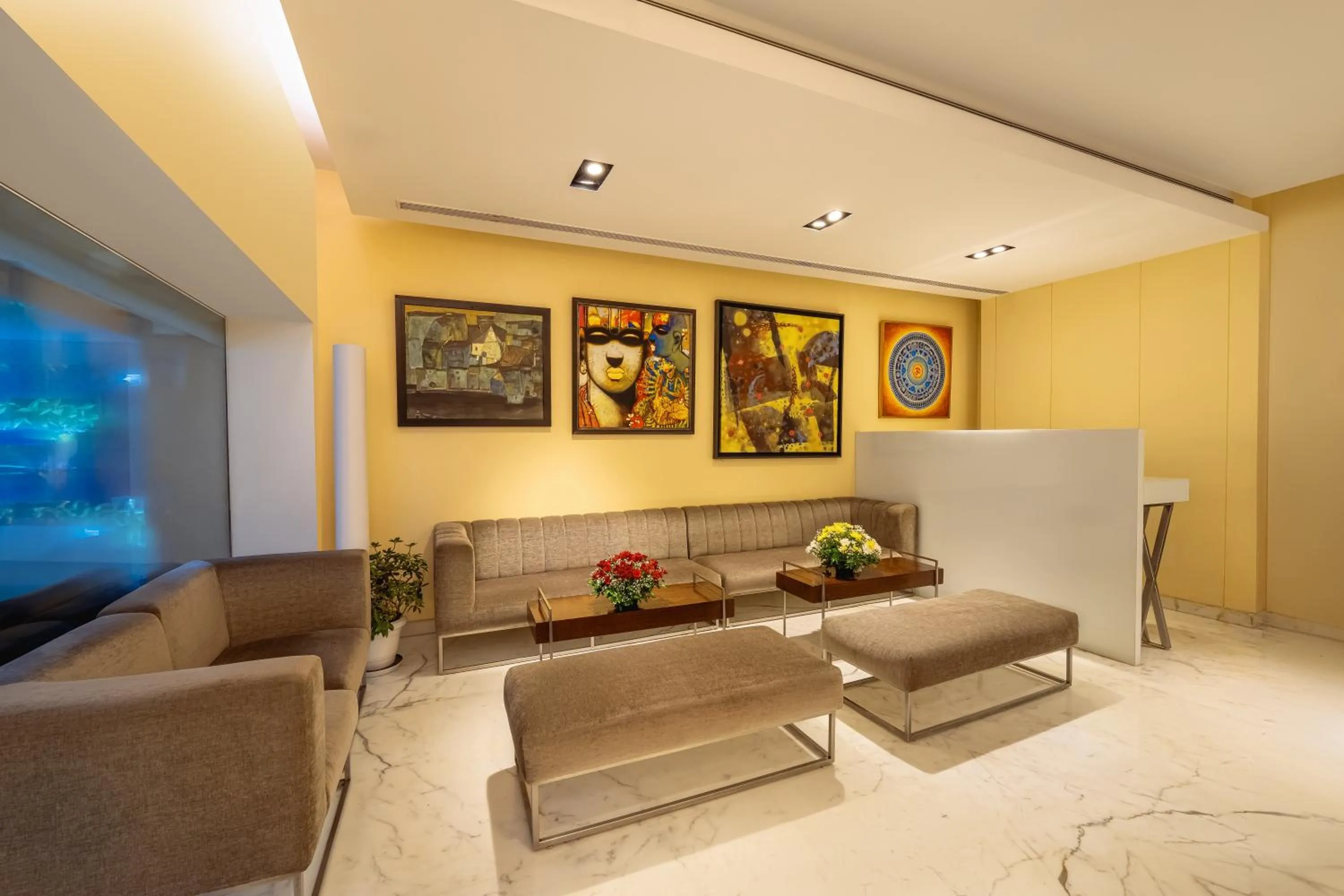 Lobby or reception in The Shalimar Hotel, Kemps Corner