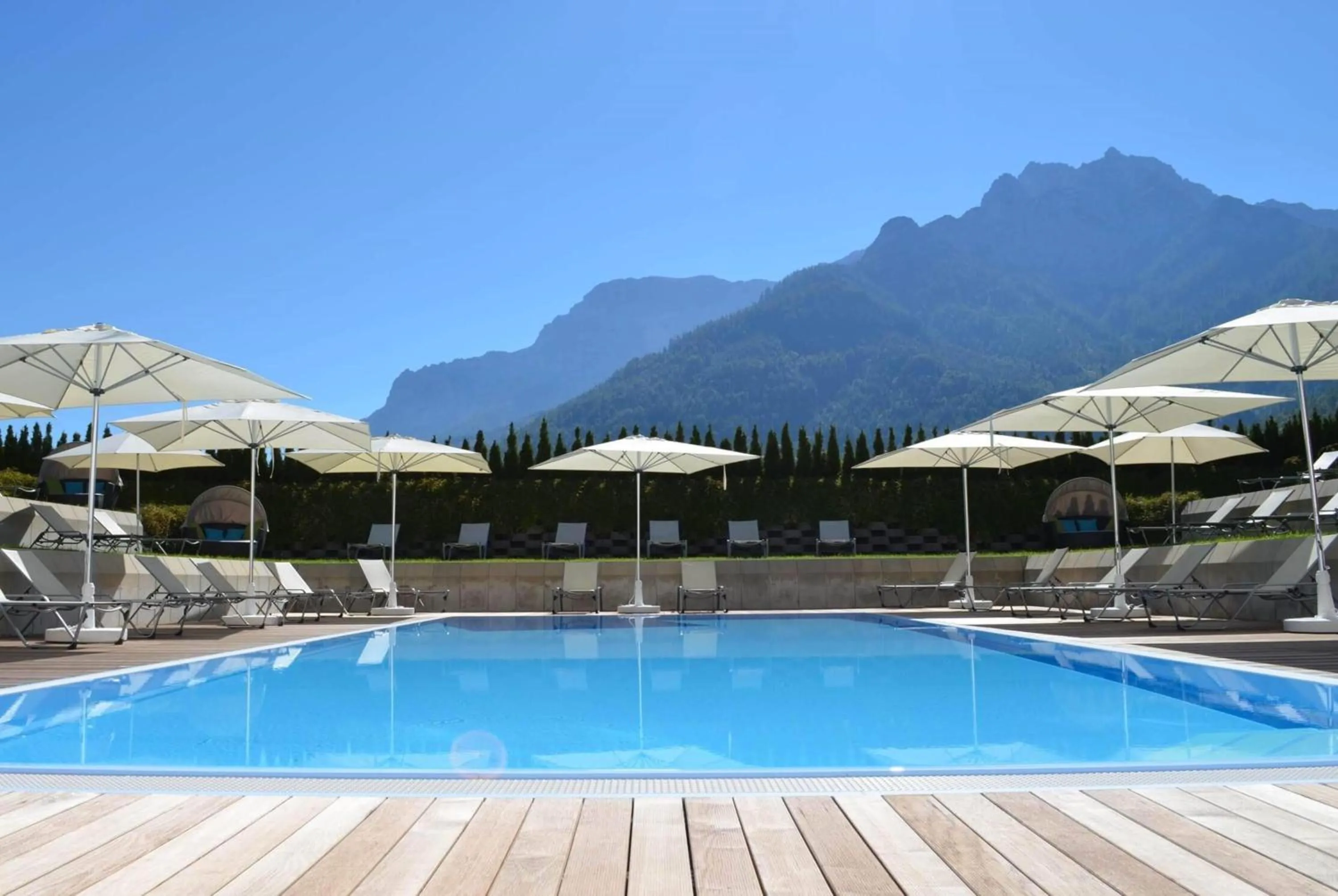 Pool view in elaya hotel steinplatte, Trademark by Wyndham