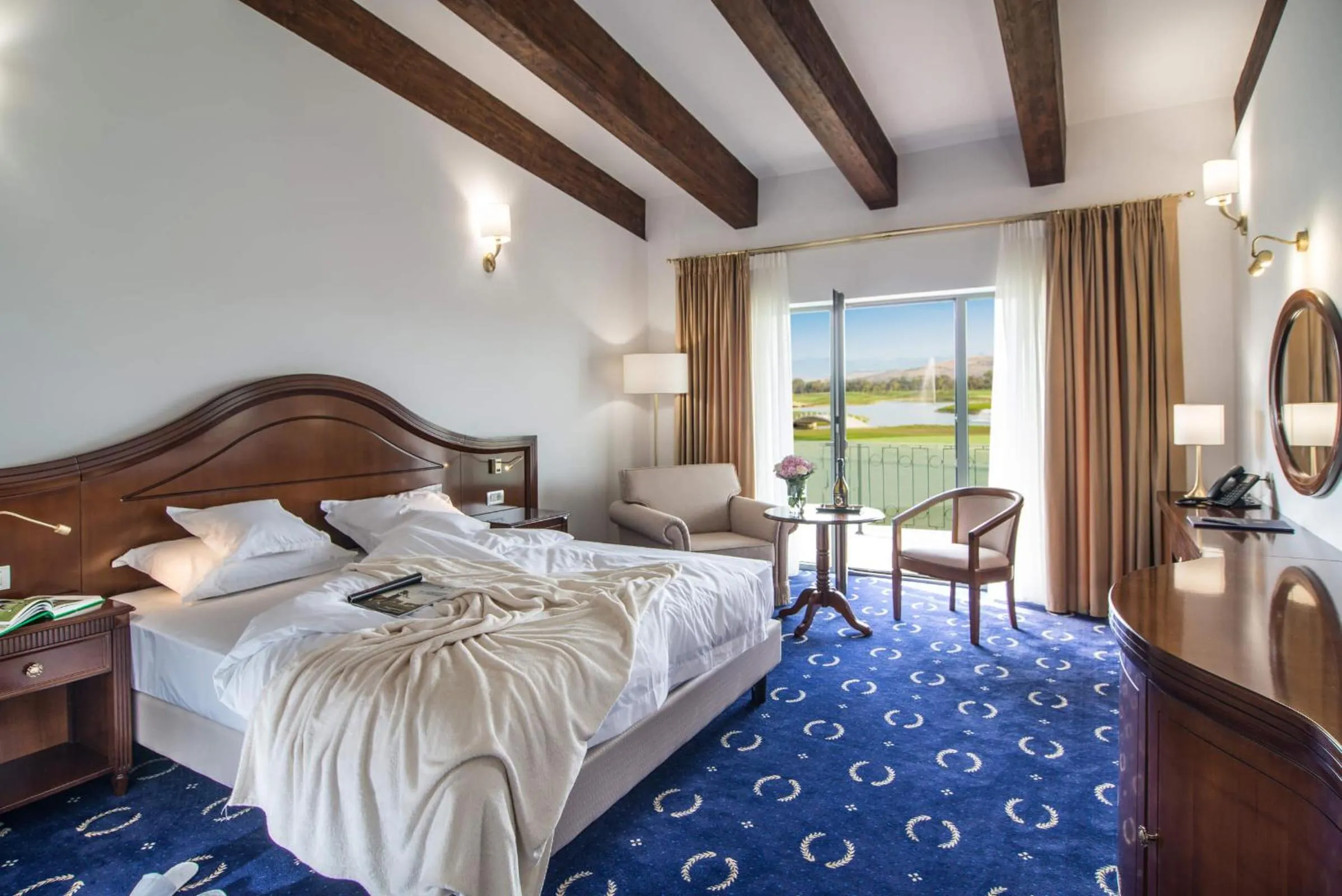 Bedroom, Bed in Theodora Golf Club