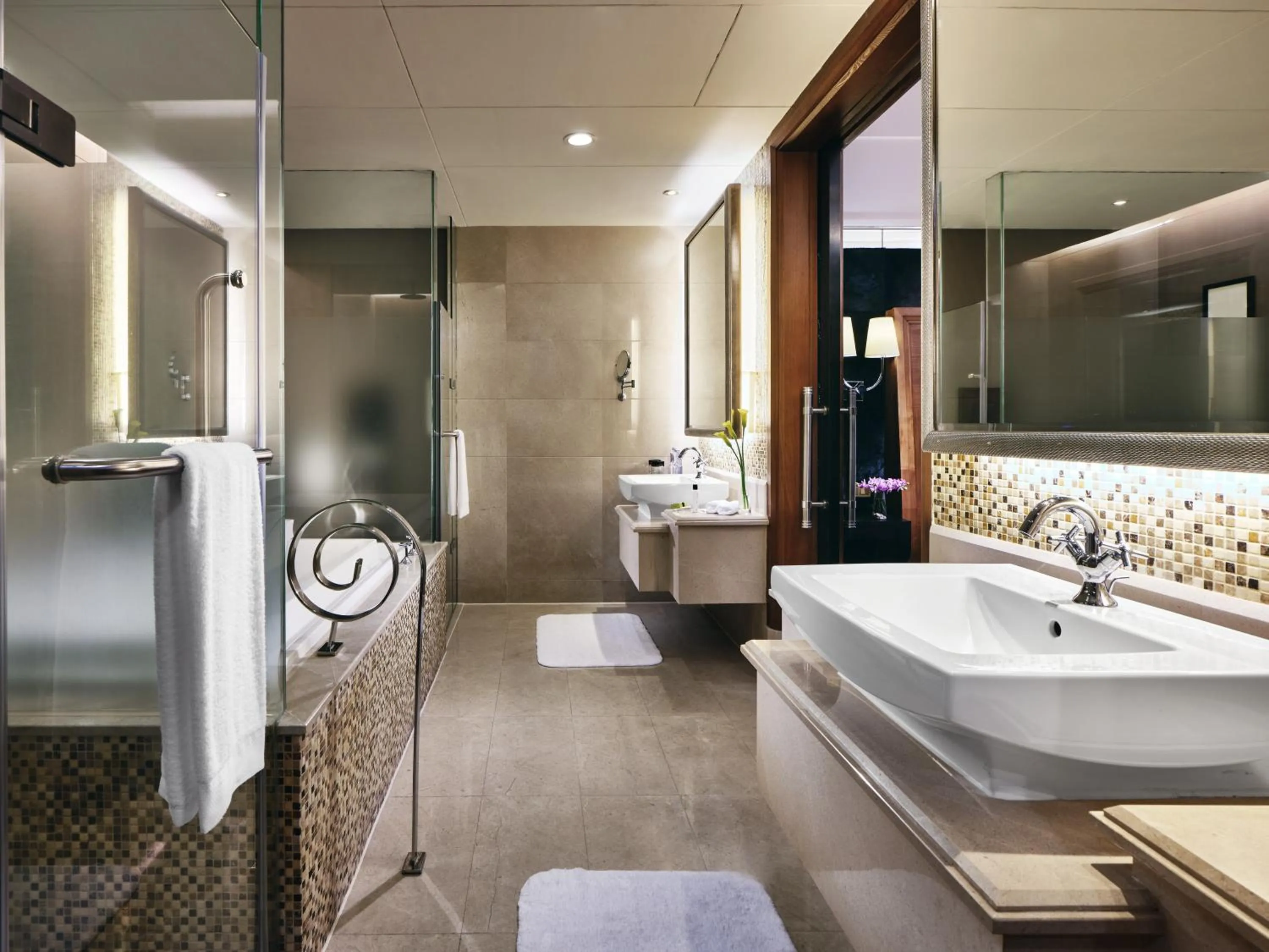 Bathroom in InterContinental Shenzhen by IHG