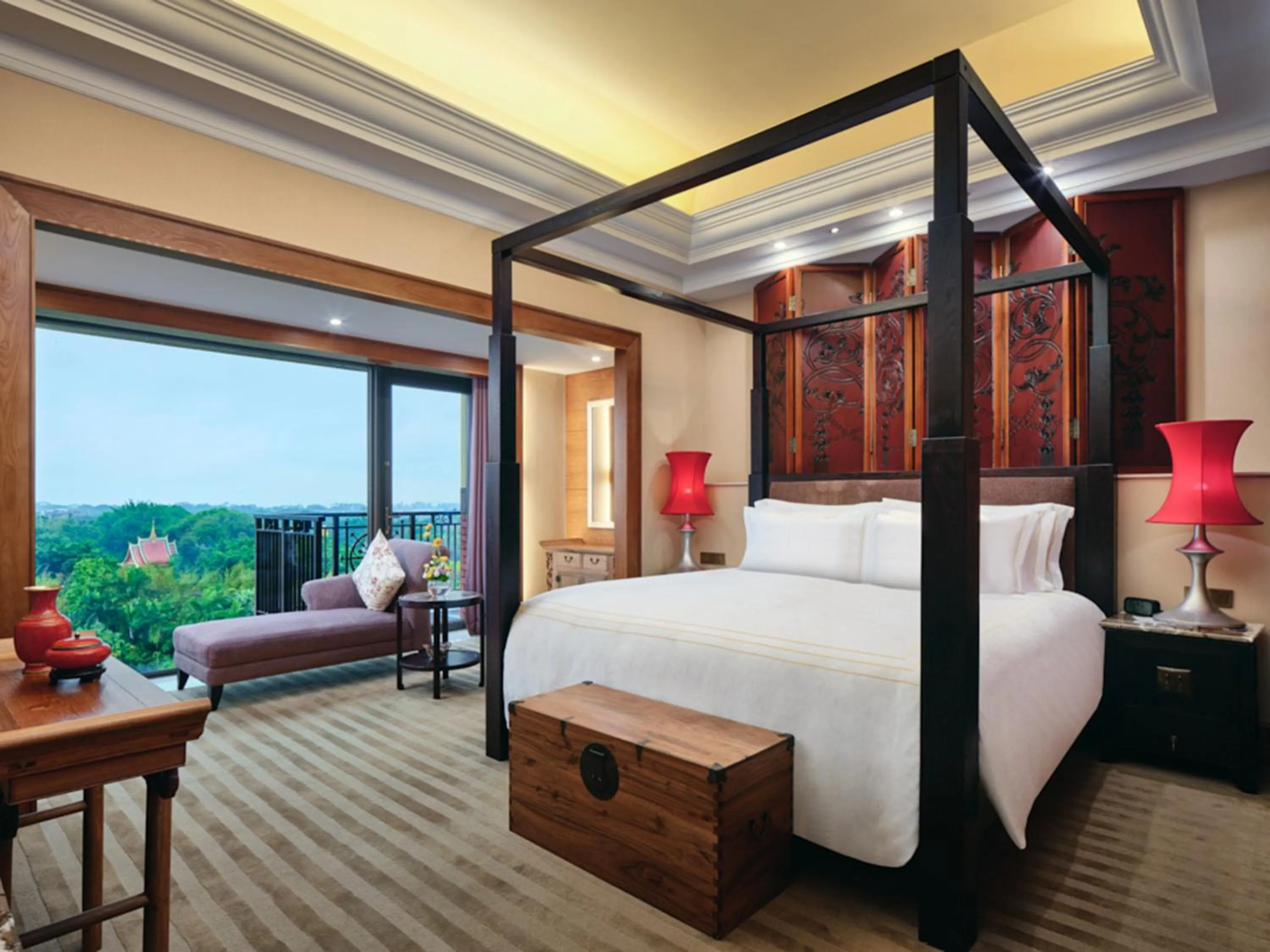 Photo of the whole room, Bed in InterContinental Shenzhen by IHG