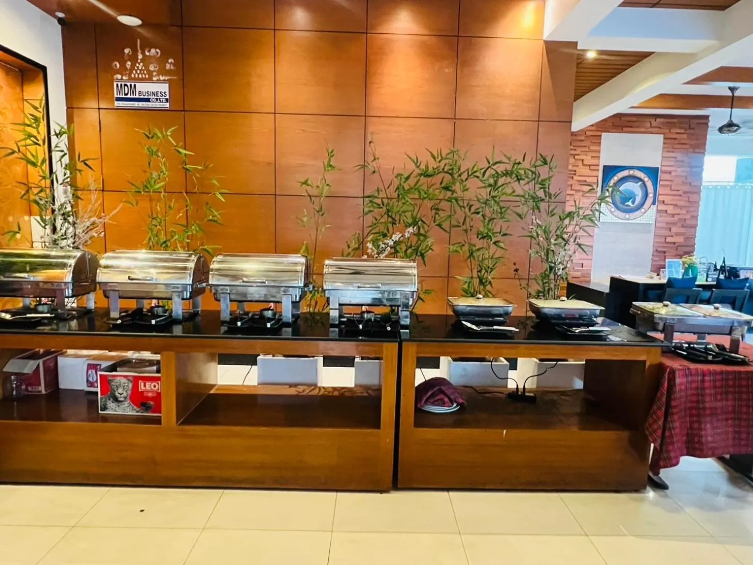 Buffet breakfast in Baramee Resortel