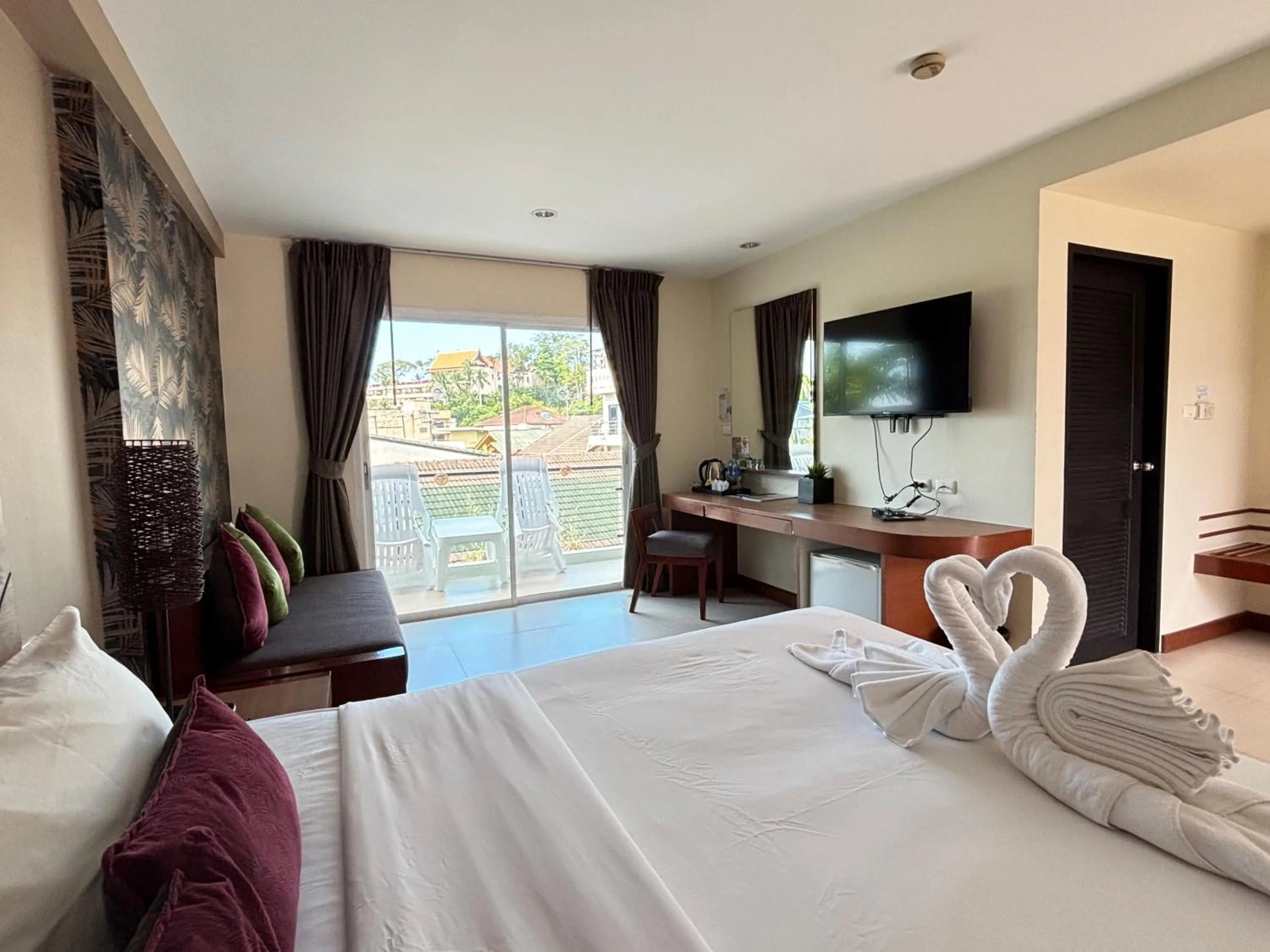 Bedroom, Bed in Baramee Resortel