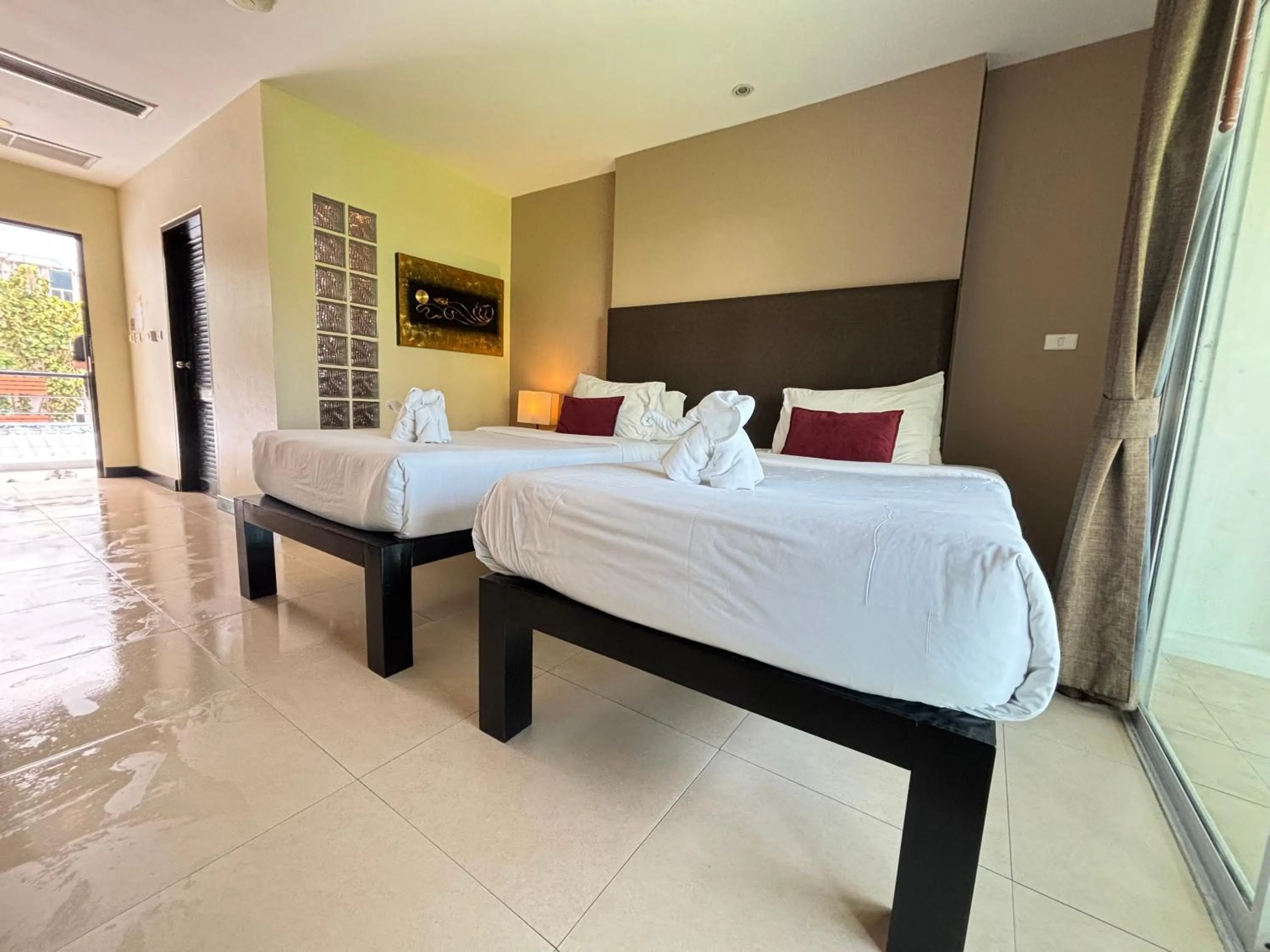 Bedroom, Bed in Baramee Resortel