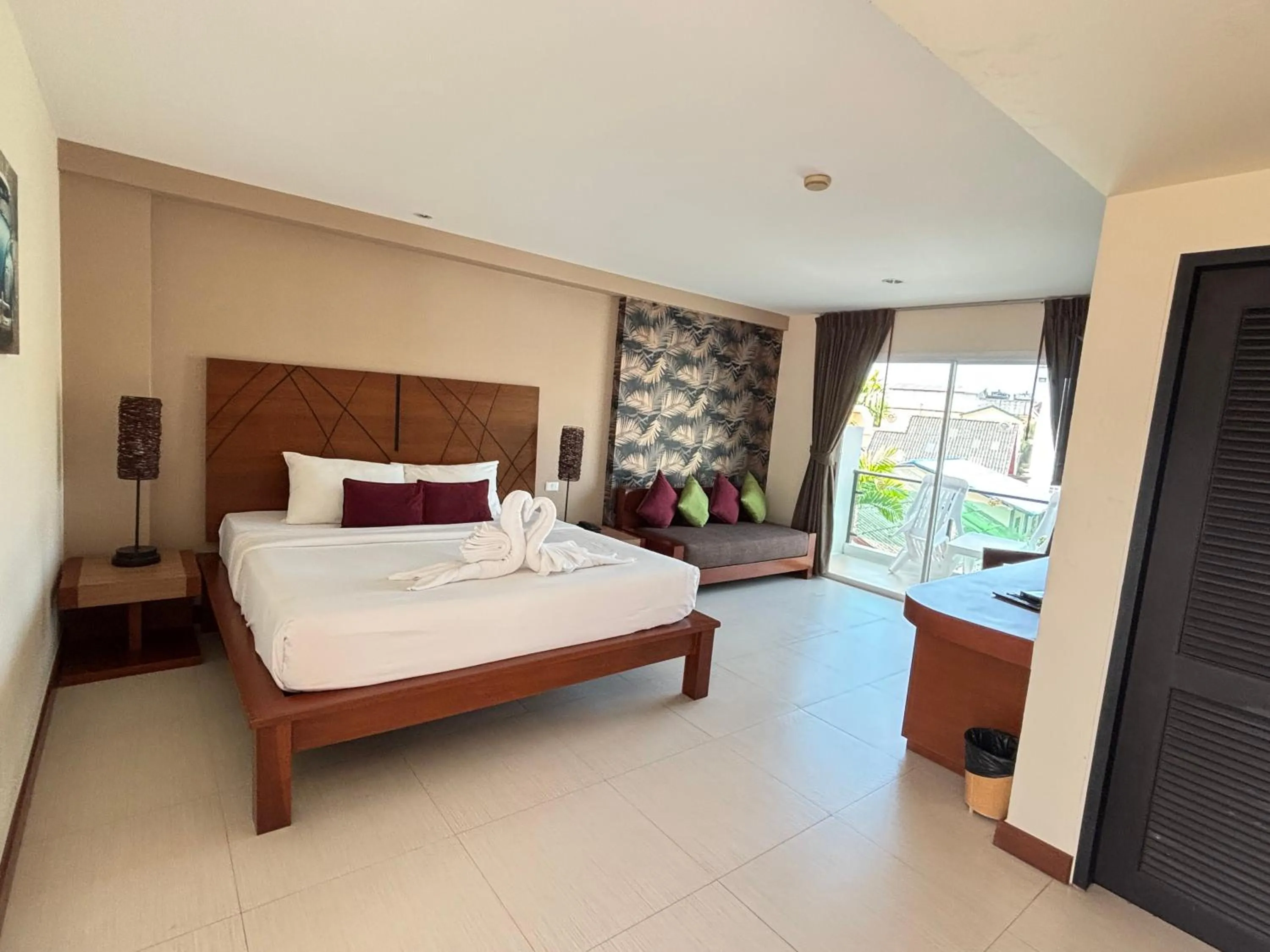 Bedroom, Bed in Baramee Resortel