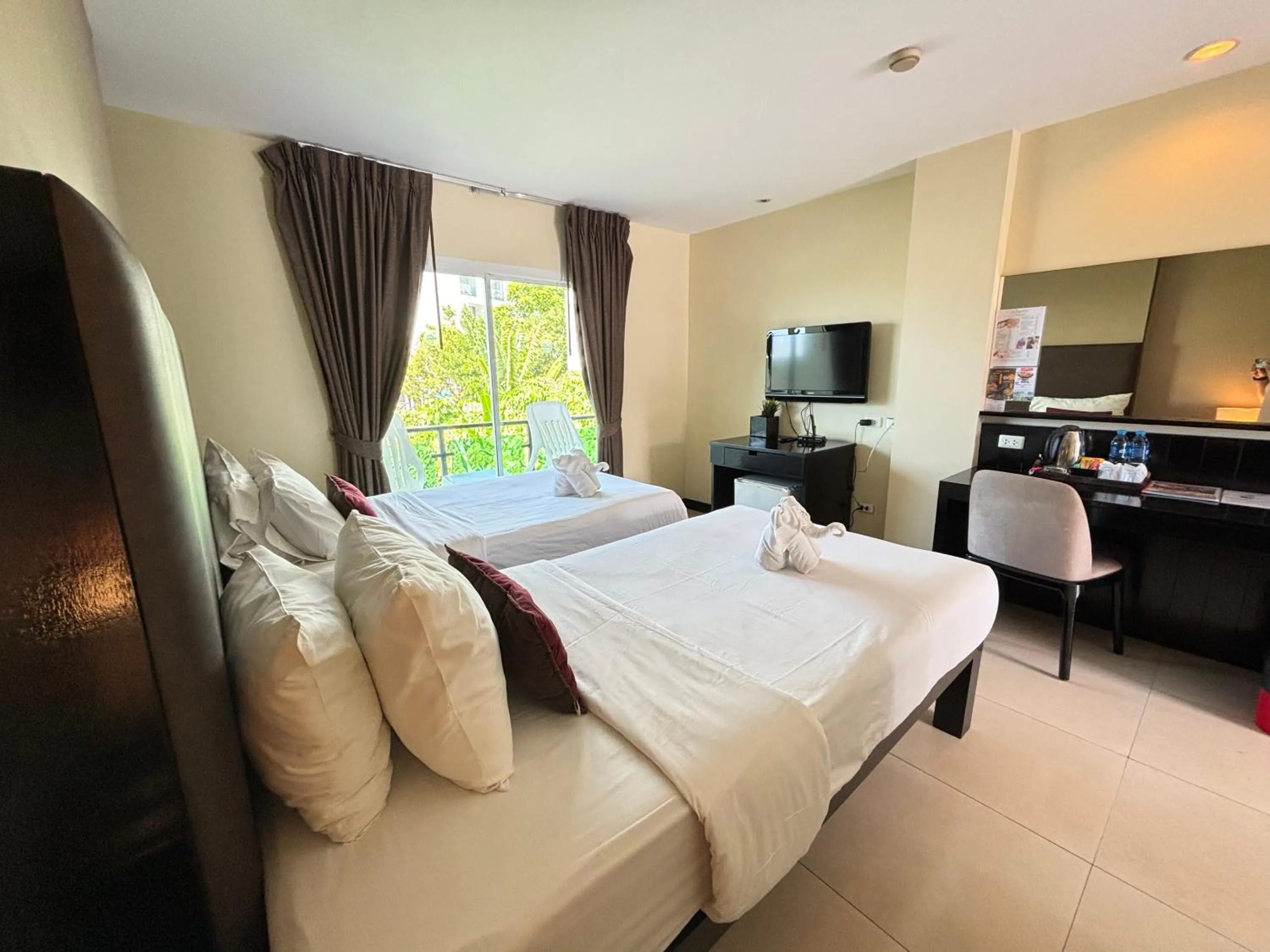 Bedroom, Bed in Baramee Resortel