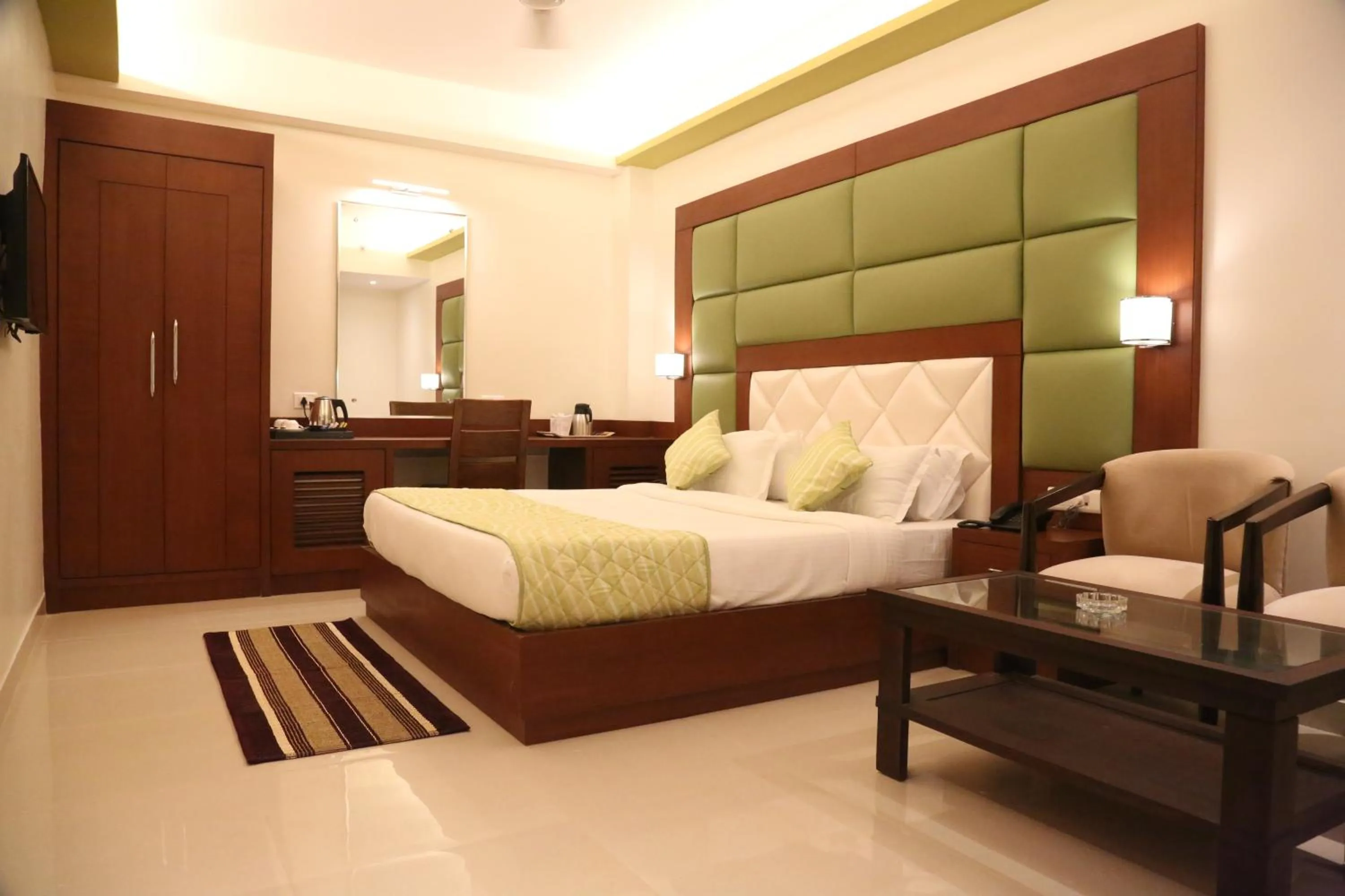 Photo of the whole room, Bed in Hotel Varanasi Inn