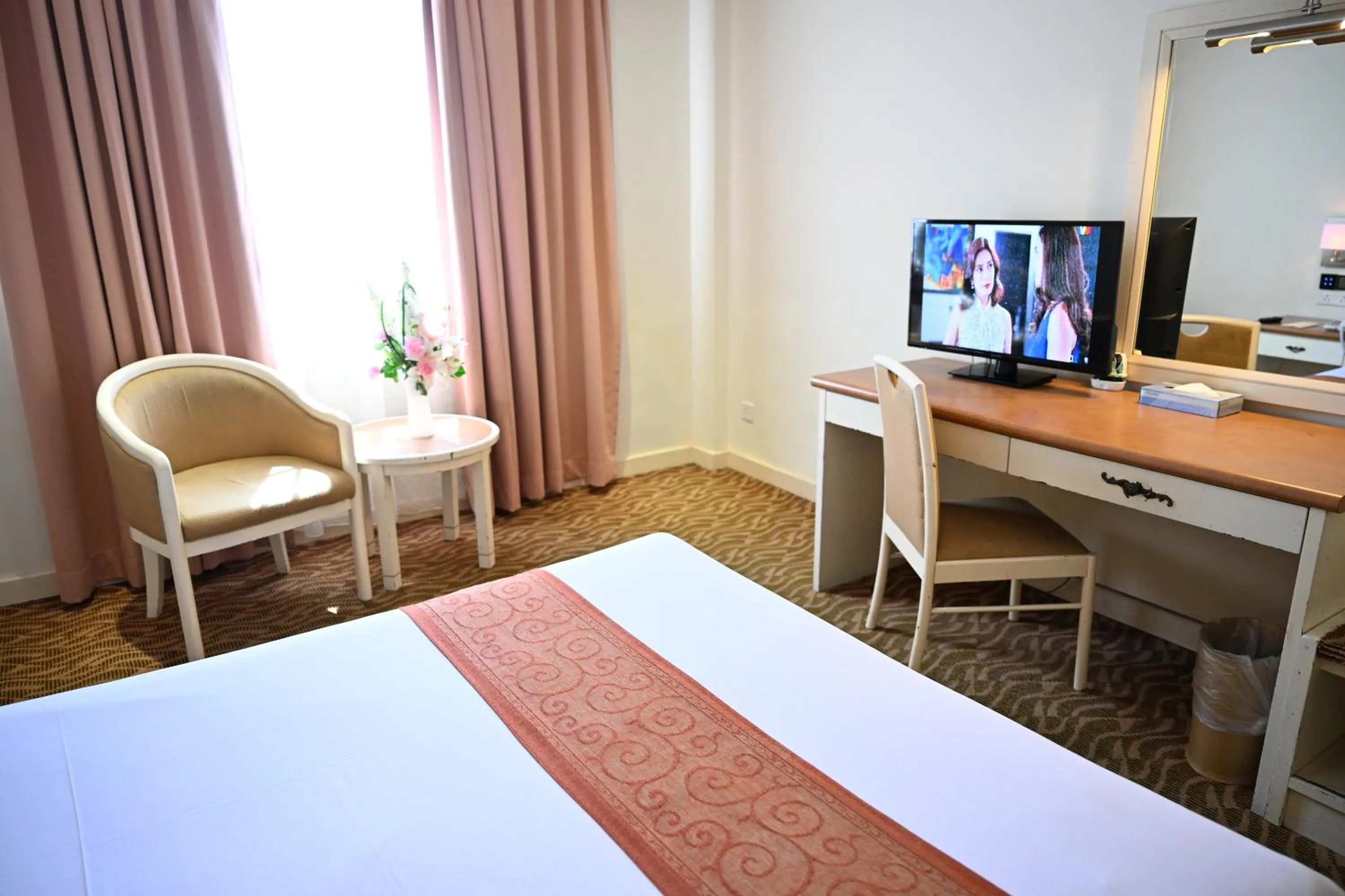 Bed in Permai Hotel Kuala Terengganu