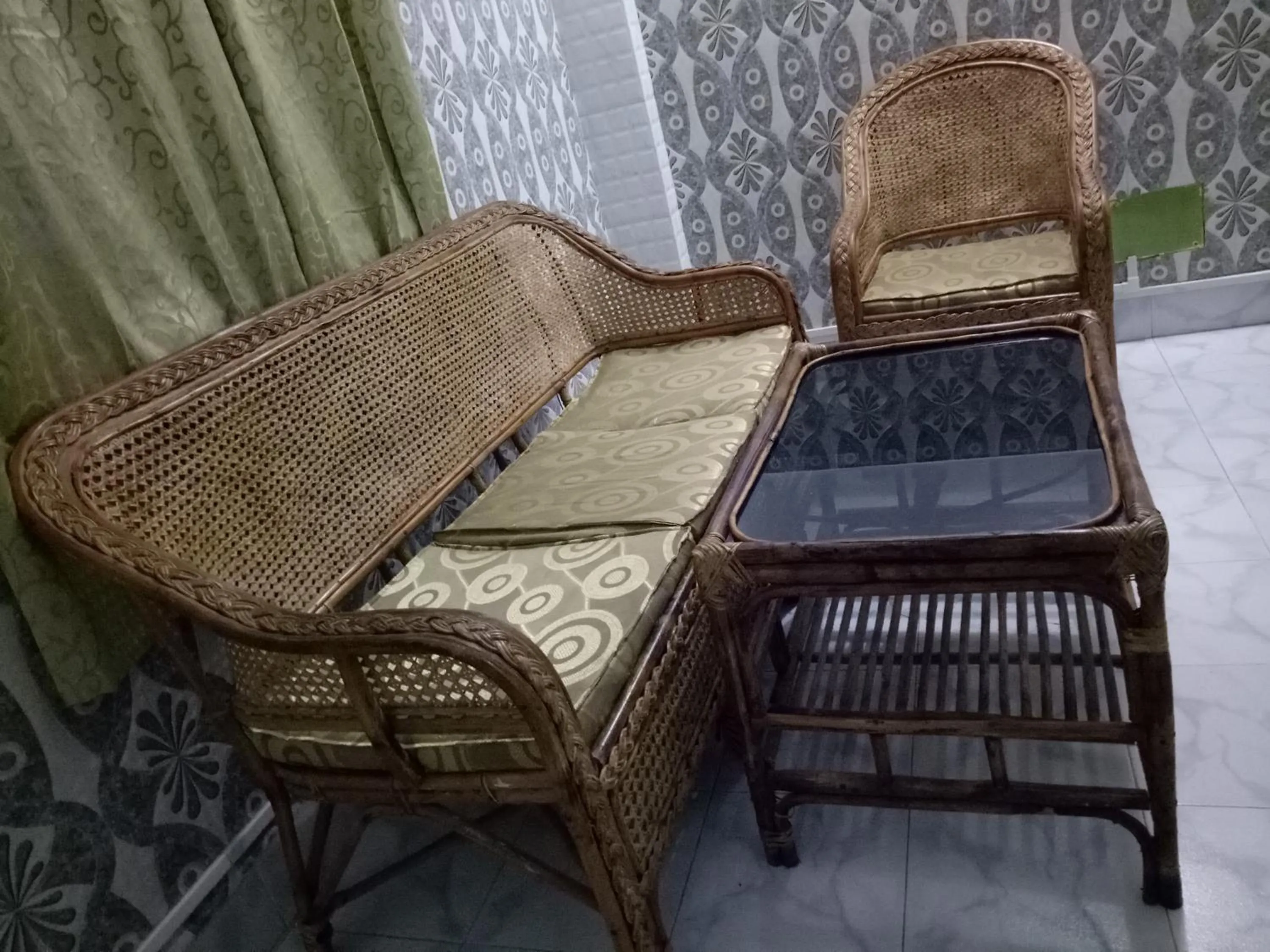 Seating area in Hotel Kameng