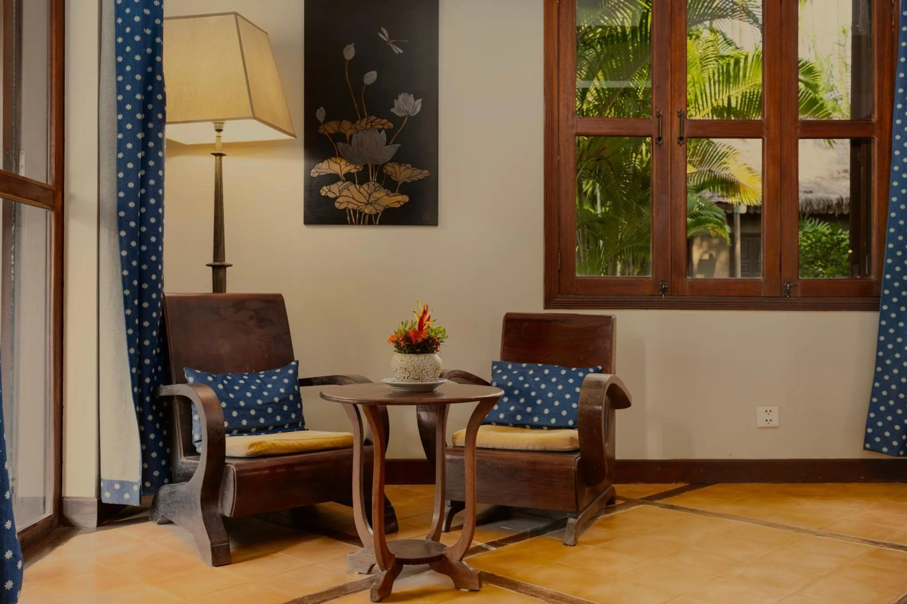 Bedroom in La Palmeraie D'angkor