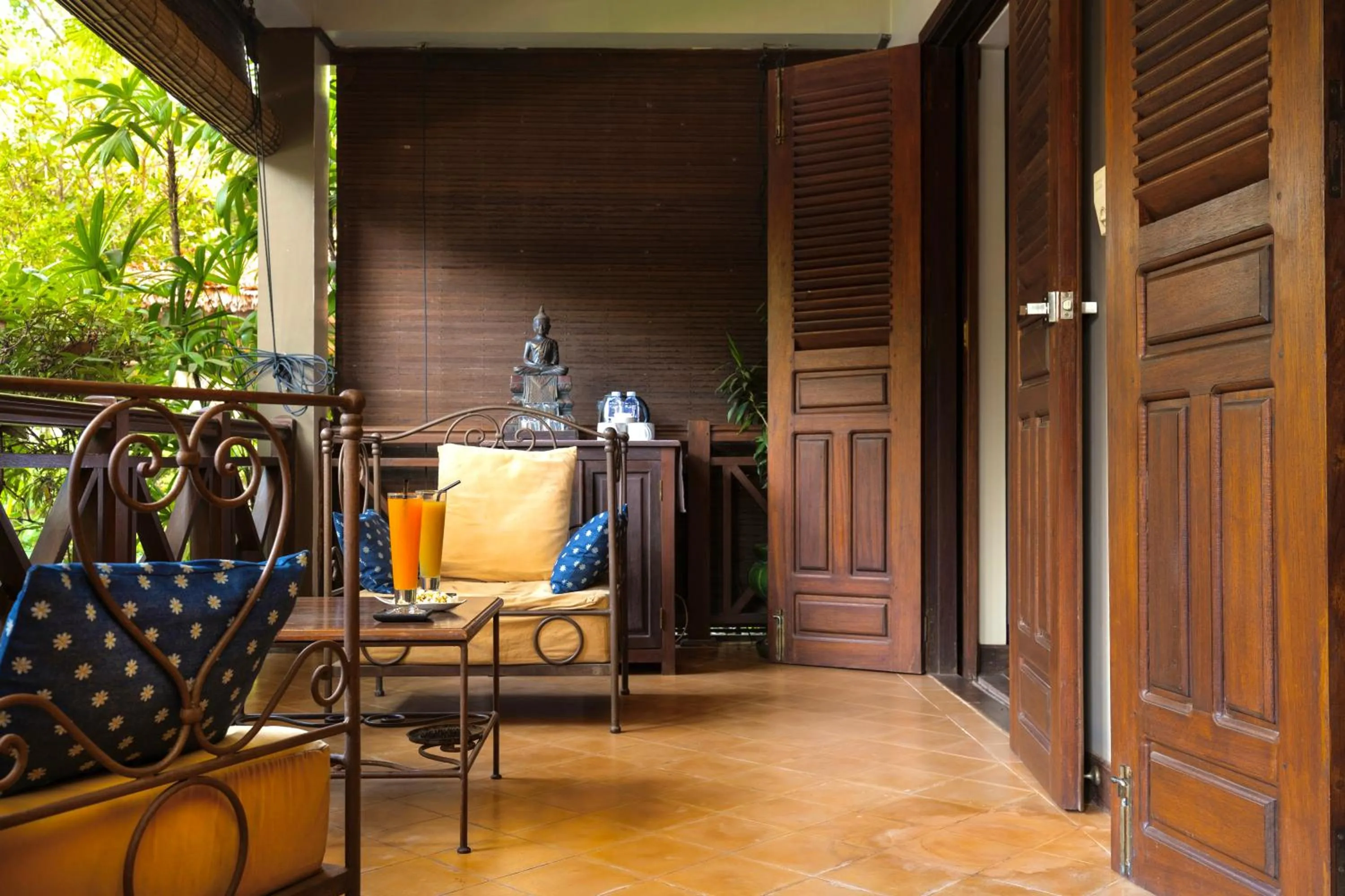 Balcony/Terrace in La Palmeraie D'angkor