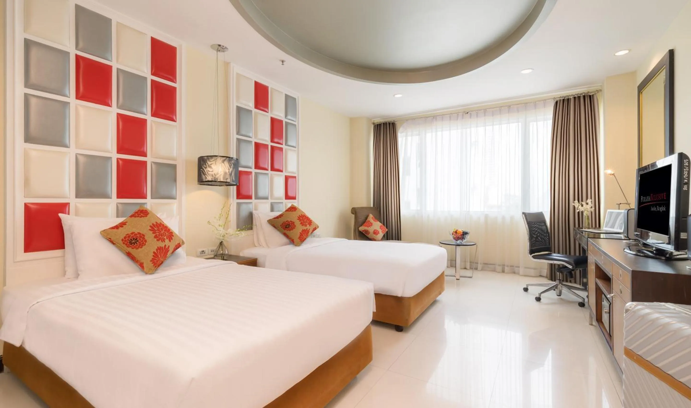 Bedroom, Bed in FuramaXclusive Asoke, Bangkok