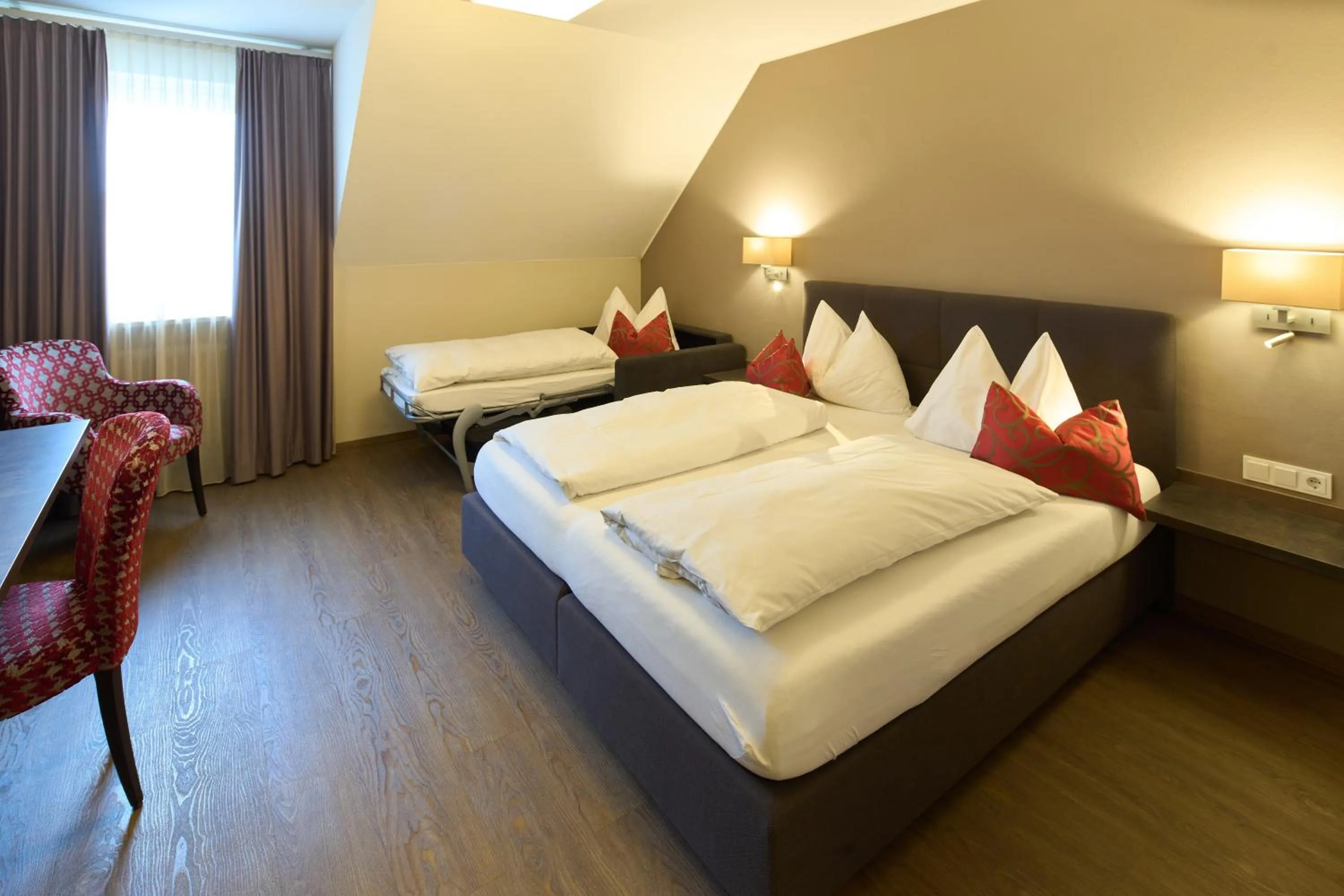 Bed in Hotel Staffler