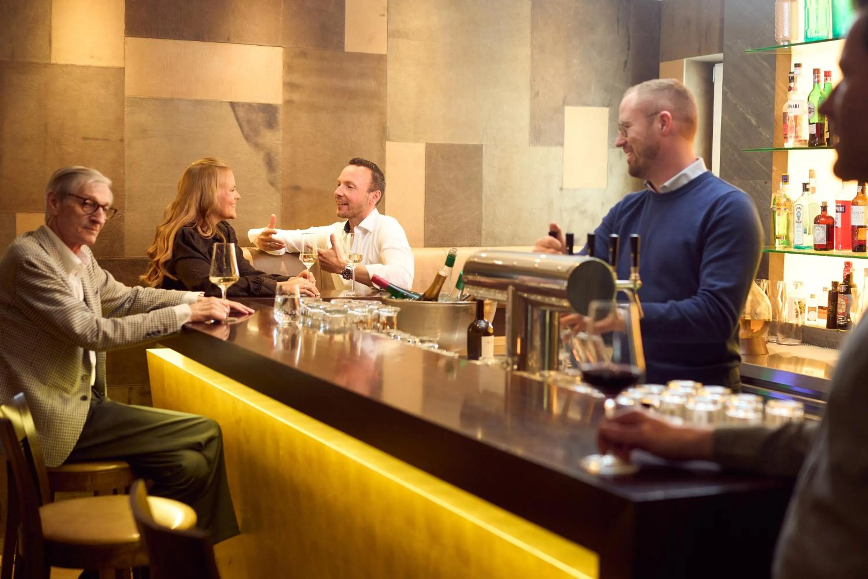 Lounge or bar in Hotel Staffler