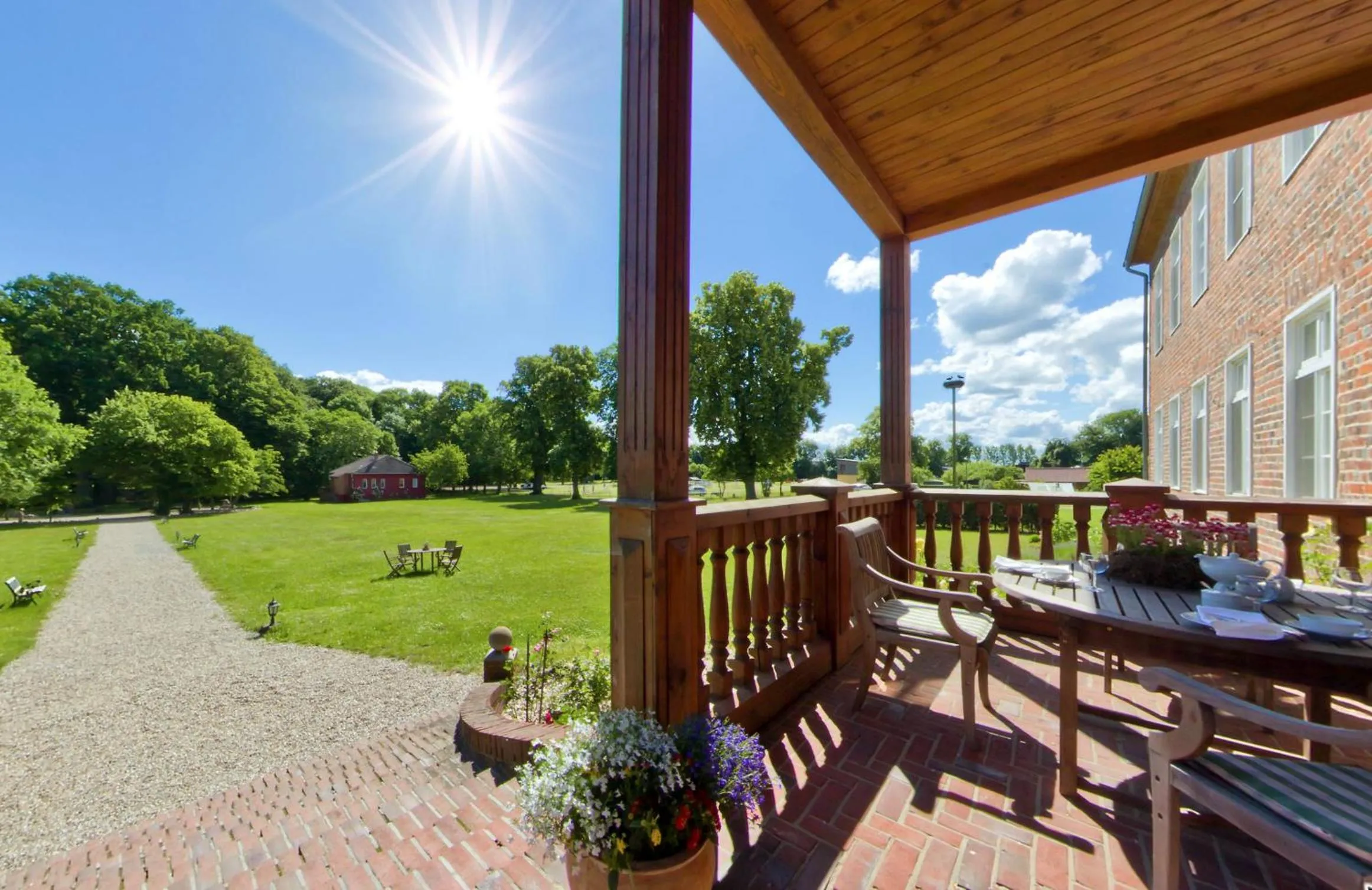 Patio in Romantik Hotel Gutshaus Ludorf