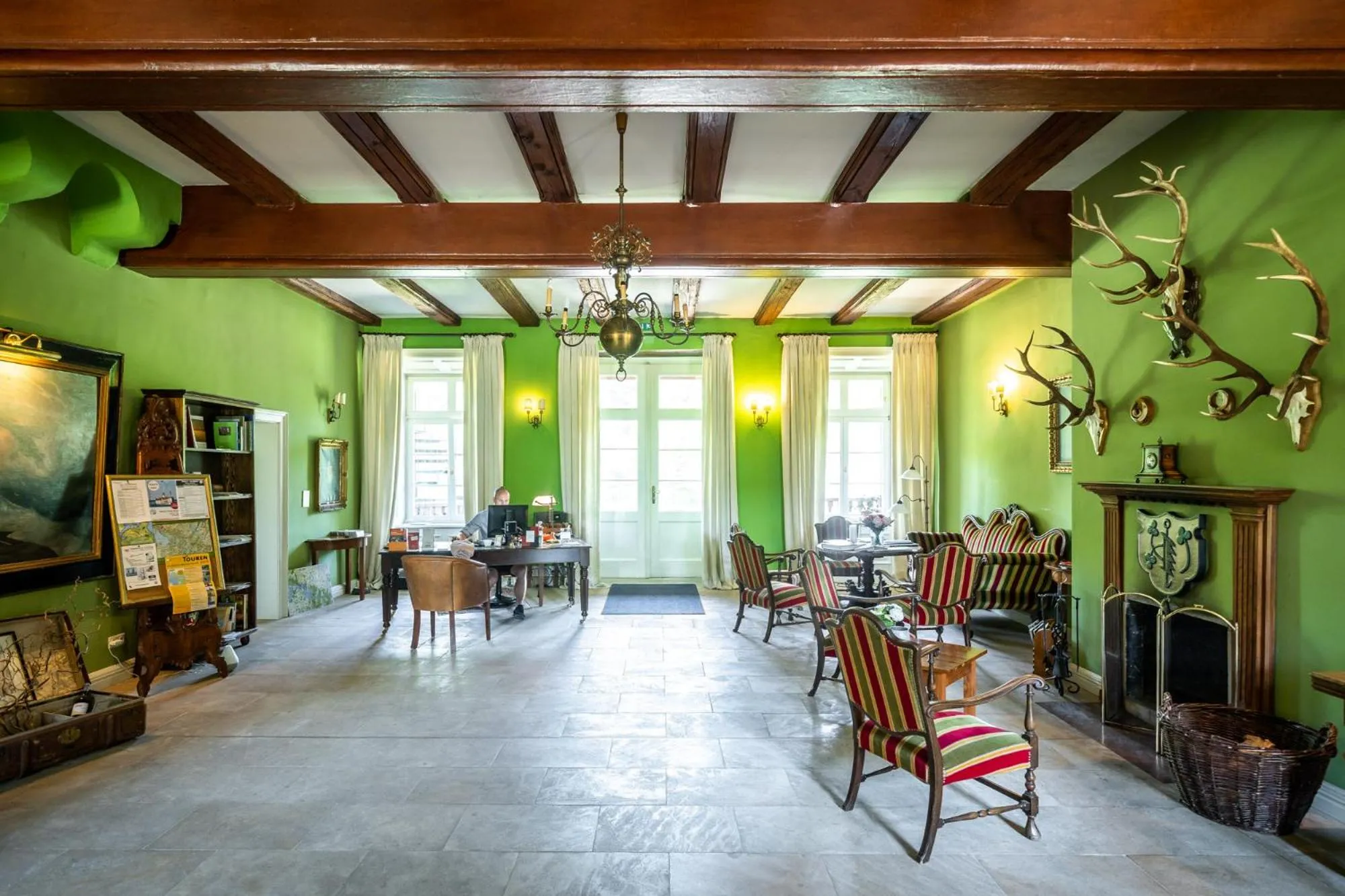 Lobby or reception in Romantik Hotel Gutshaus Ludorf