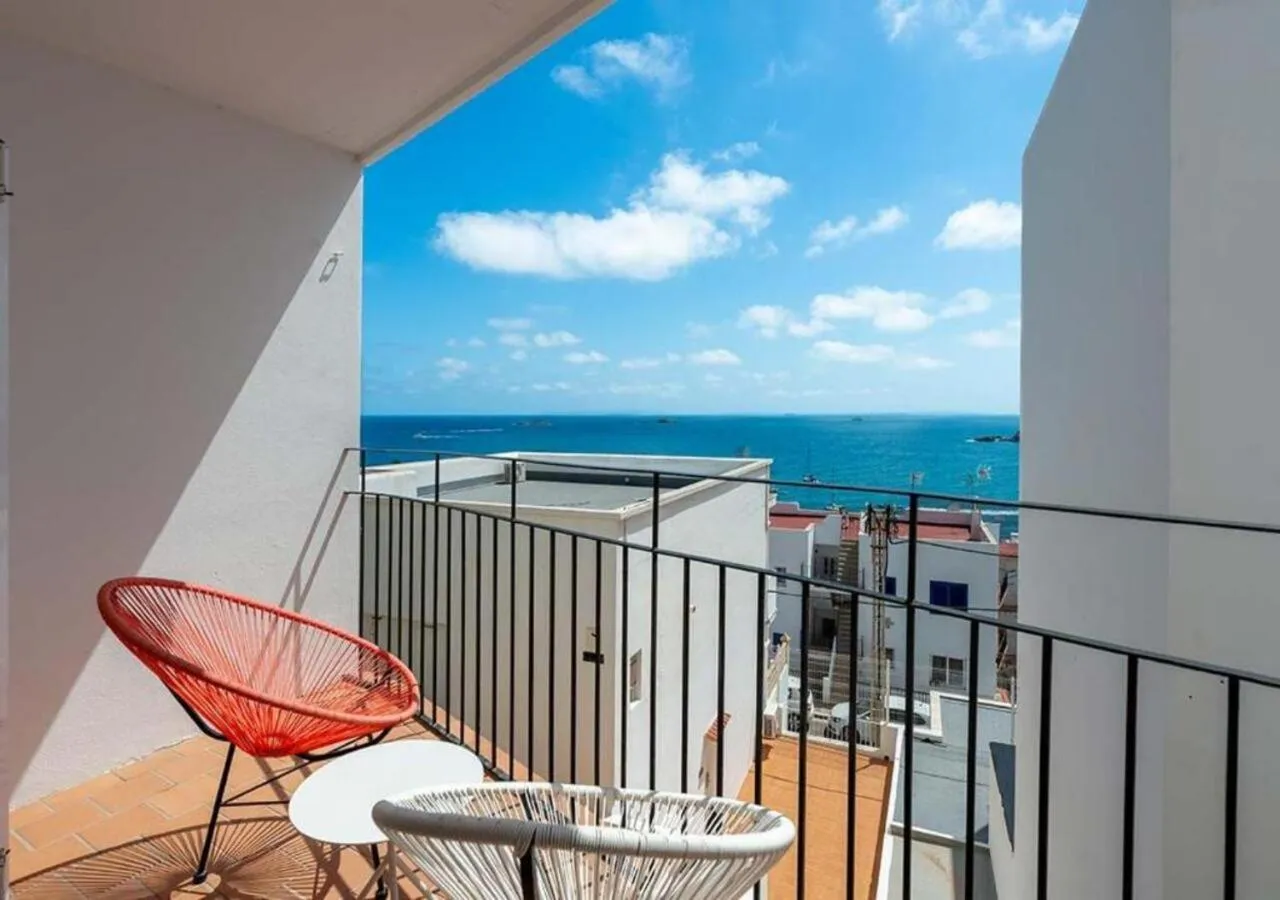 Balcony/Terrace in Hotel Cenit & Apts Sol y Viento